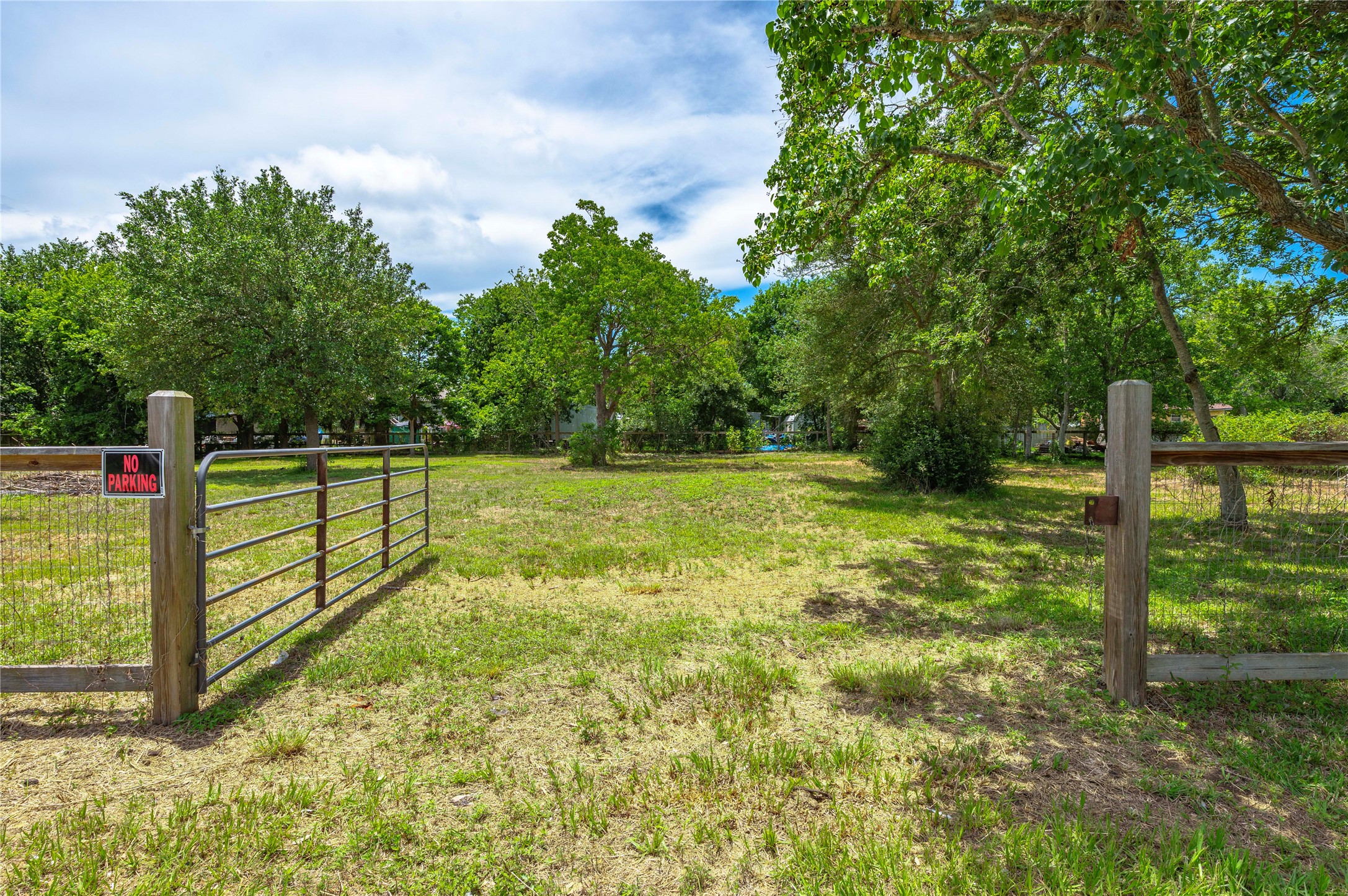 Gated access and perimeter fenced.