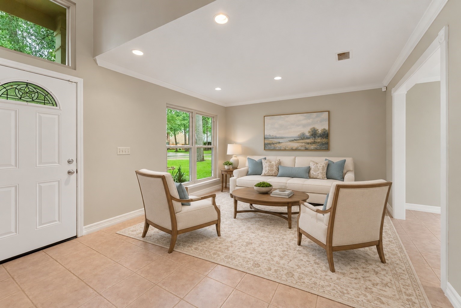 Virtual Staged Formal Living area
