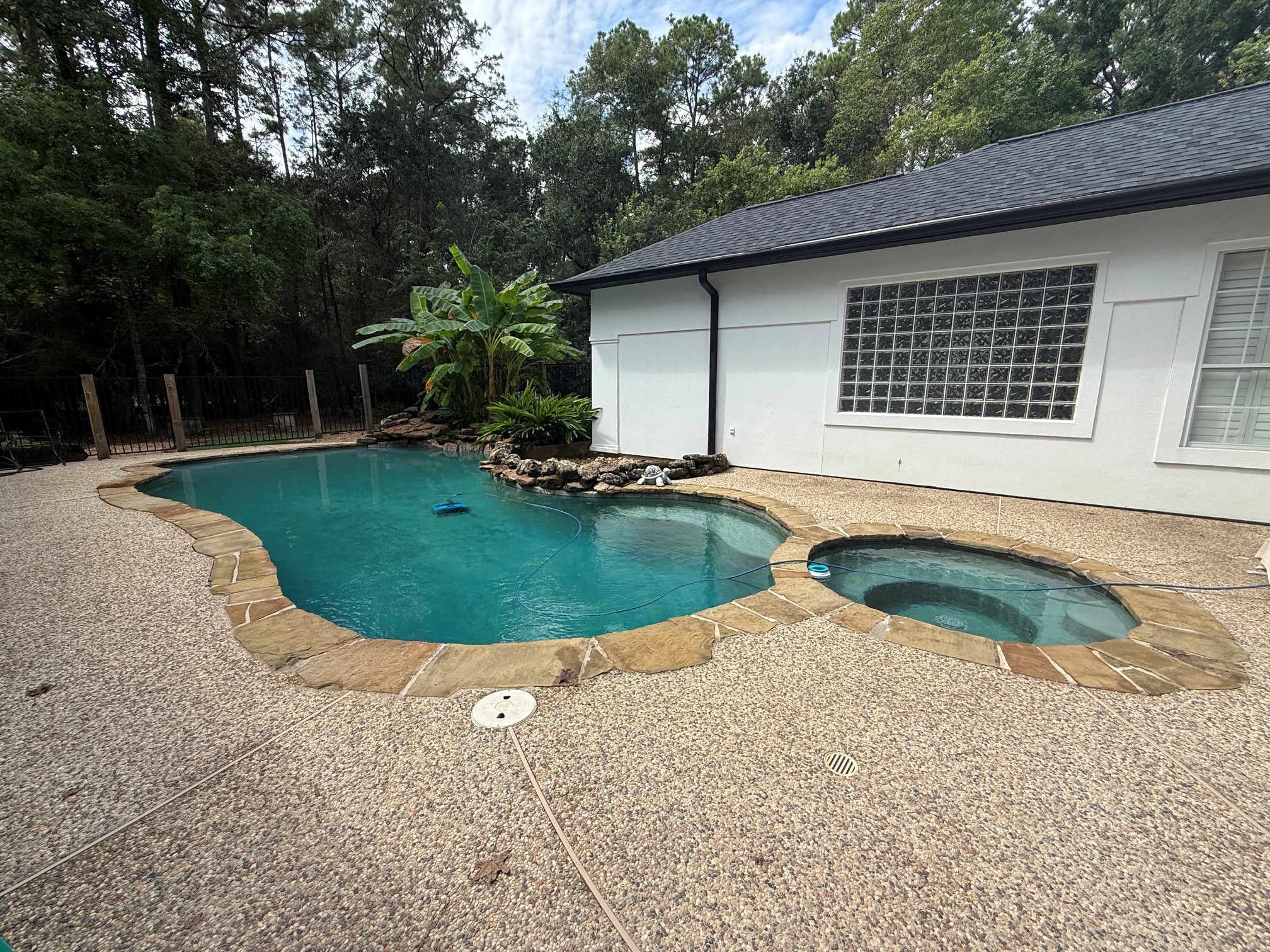 Pool and spa