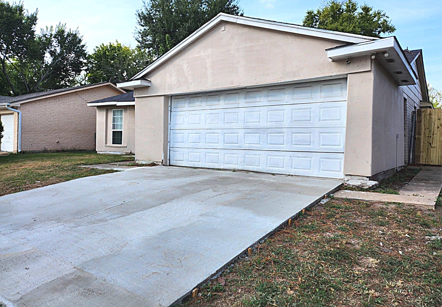 New driveway