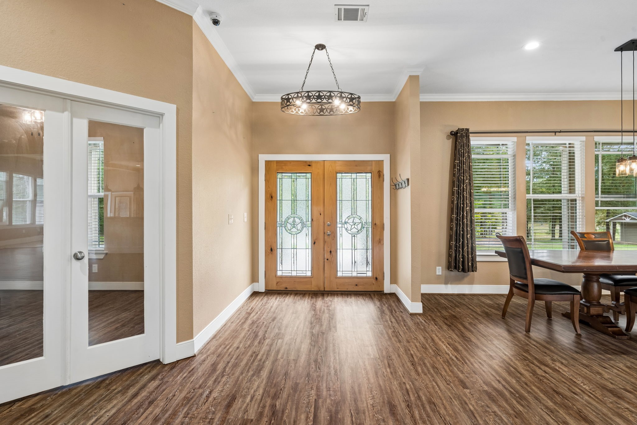 Office to the left of the entry