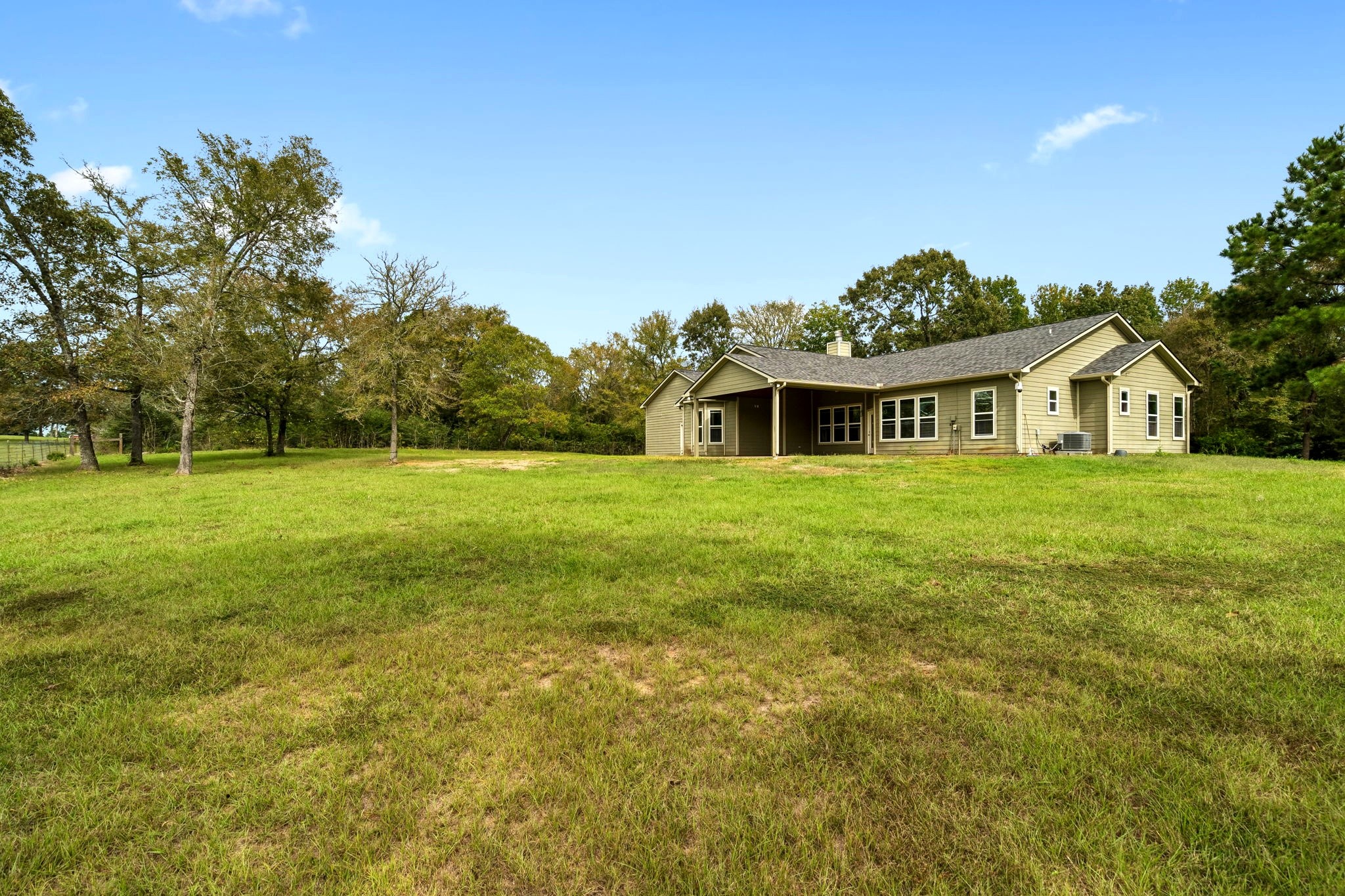 Plenty of space for a pool and playground.
