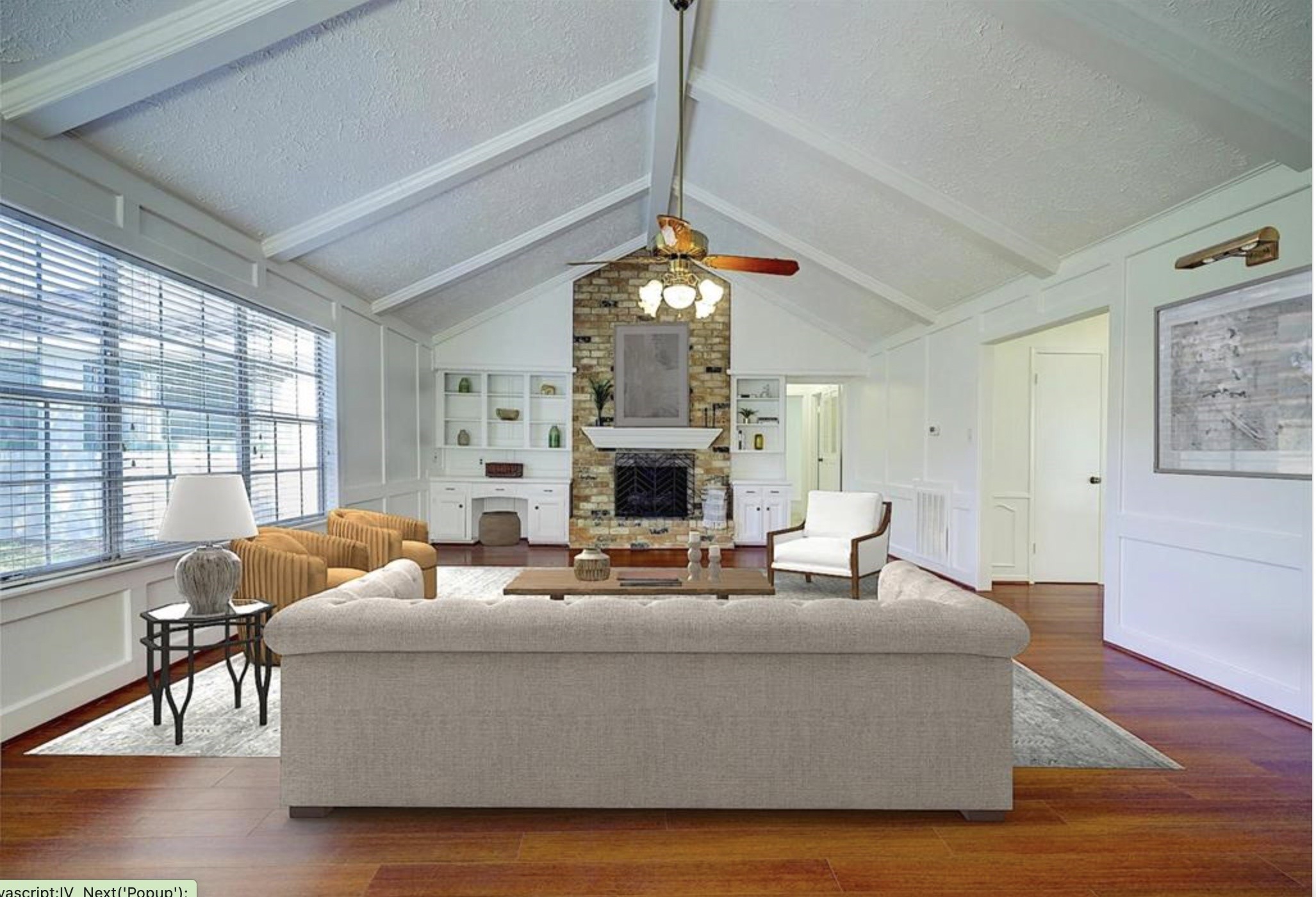 Virtually staged to illustrate potential furniture placement. Furniture and dcor are not included.