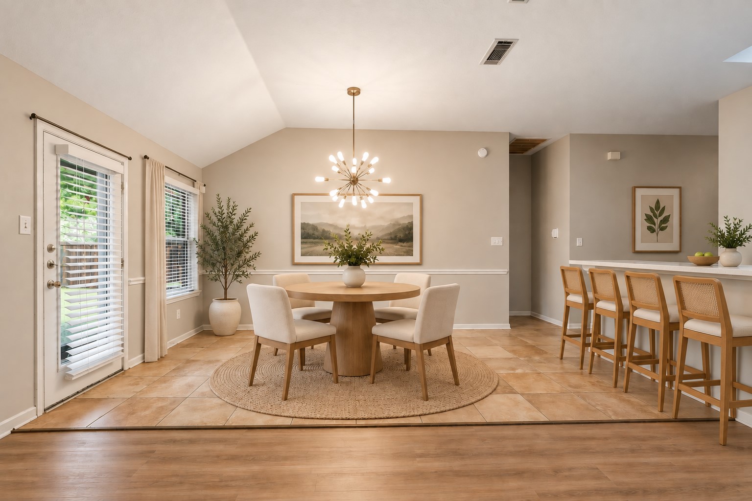 Breakfast area