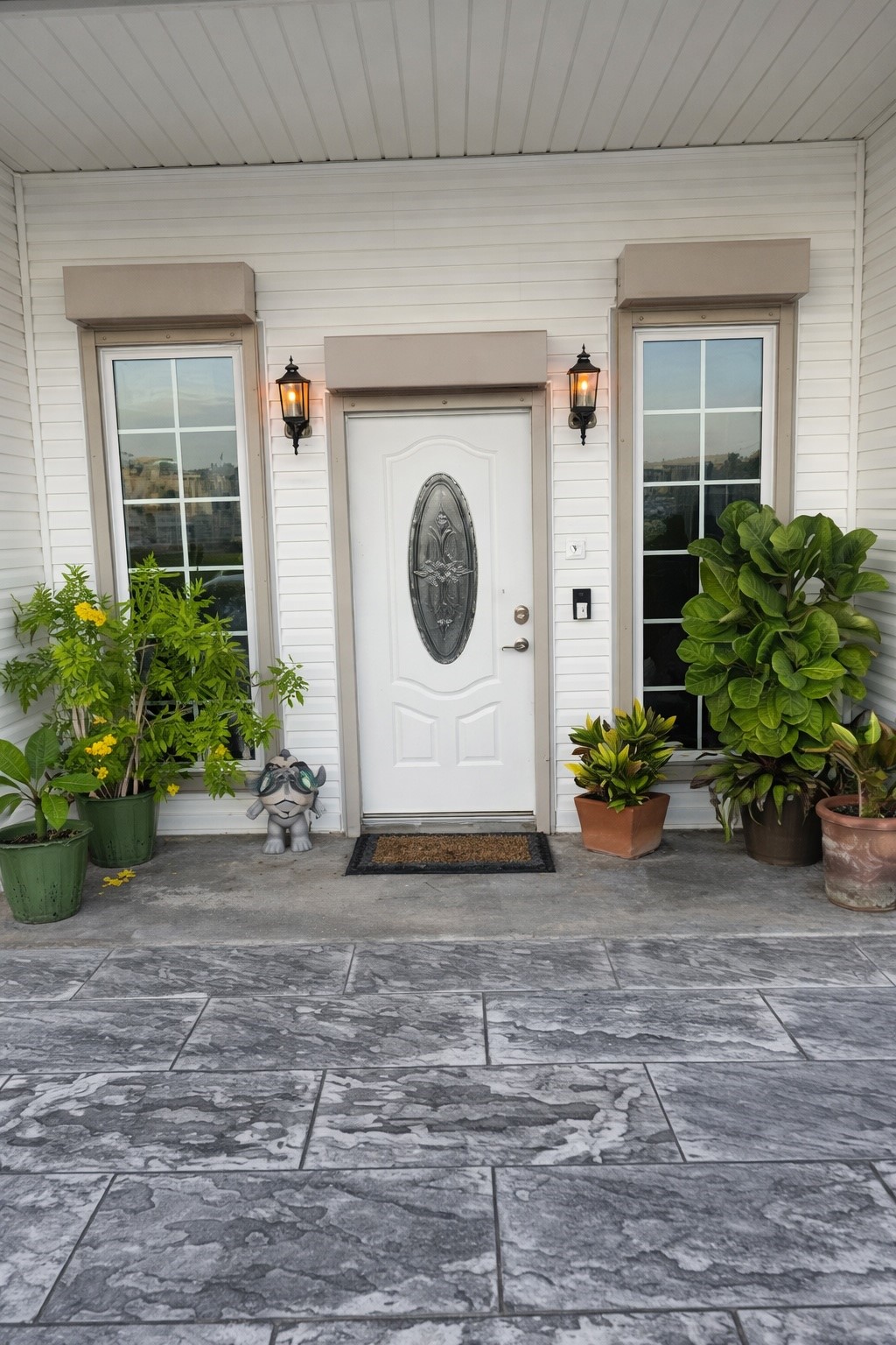 Front entry Front entry