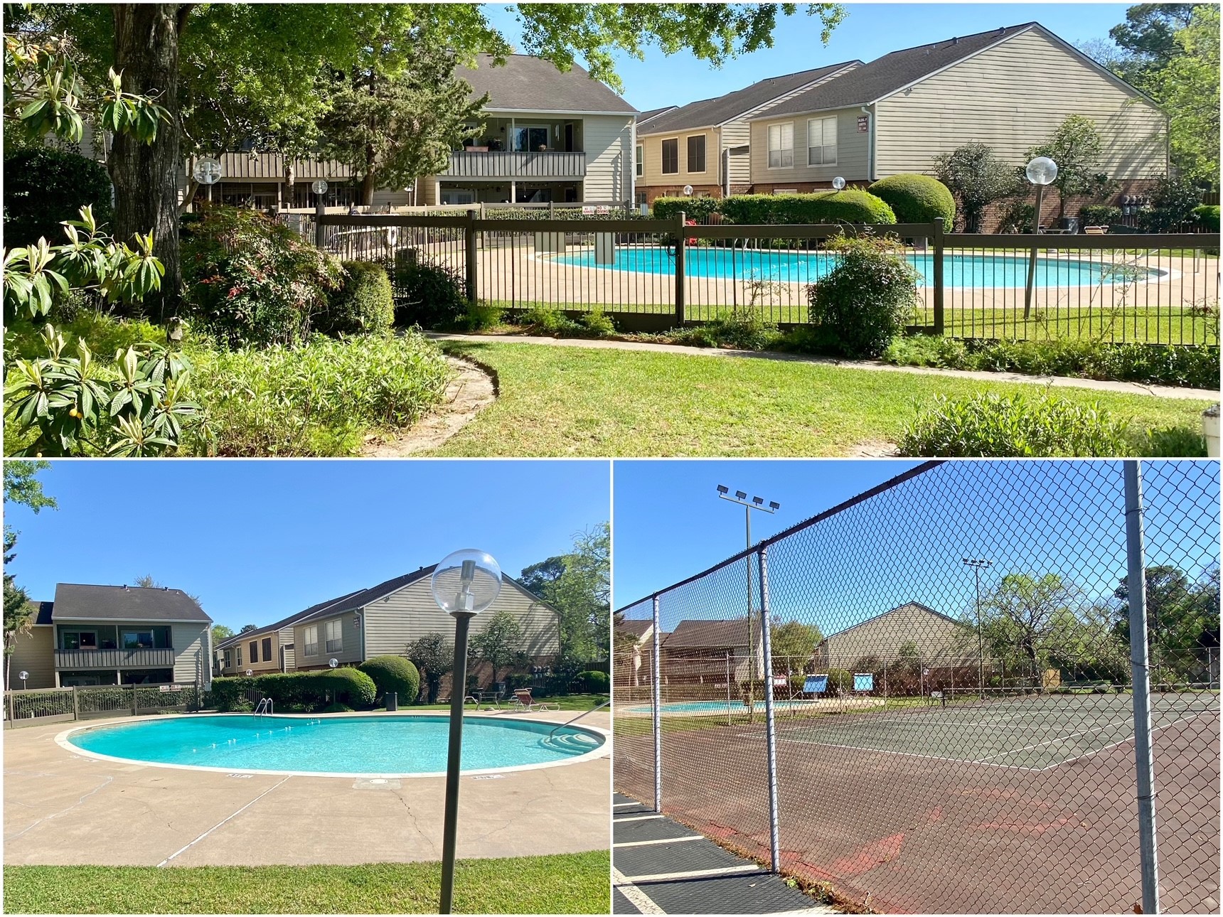More greenspace, 2nd pool and tennis courts!