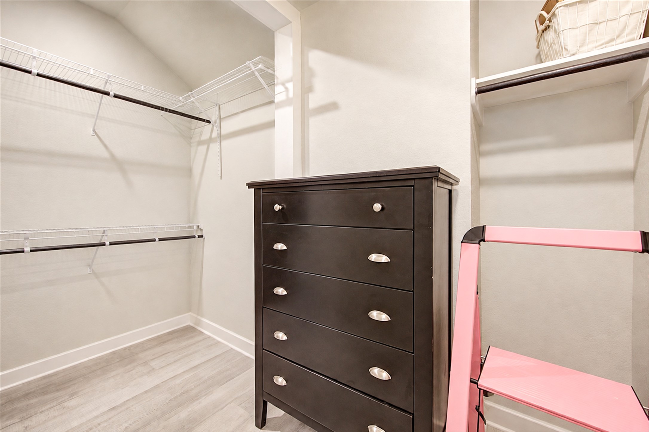 Primary walk in closet
