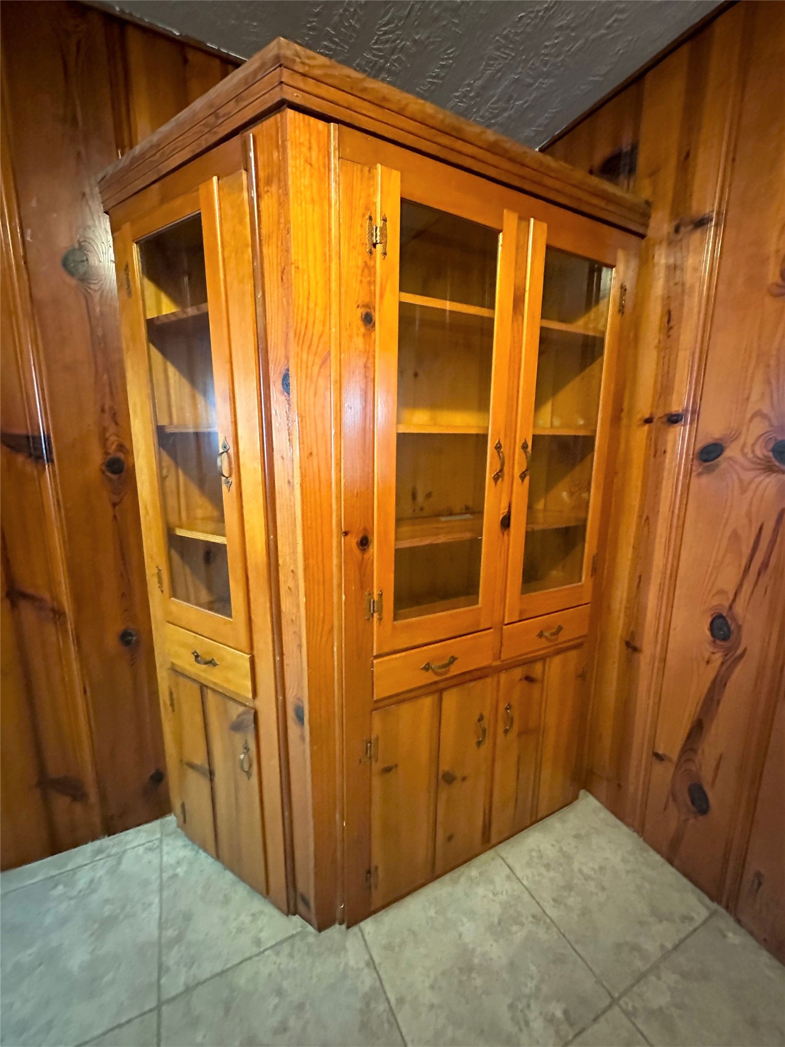 Breakfast room has this great built-in cabinet for extra storage/display. This area would also make an awesome bar/entertaining area and has door leading out to covered back patio.