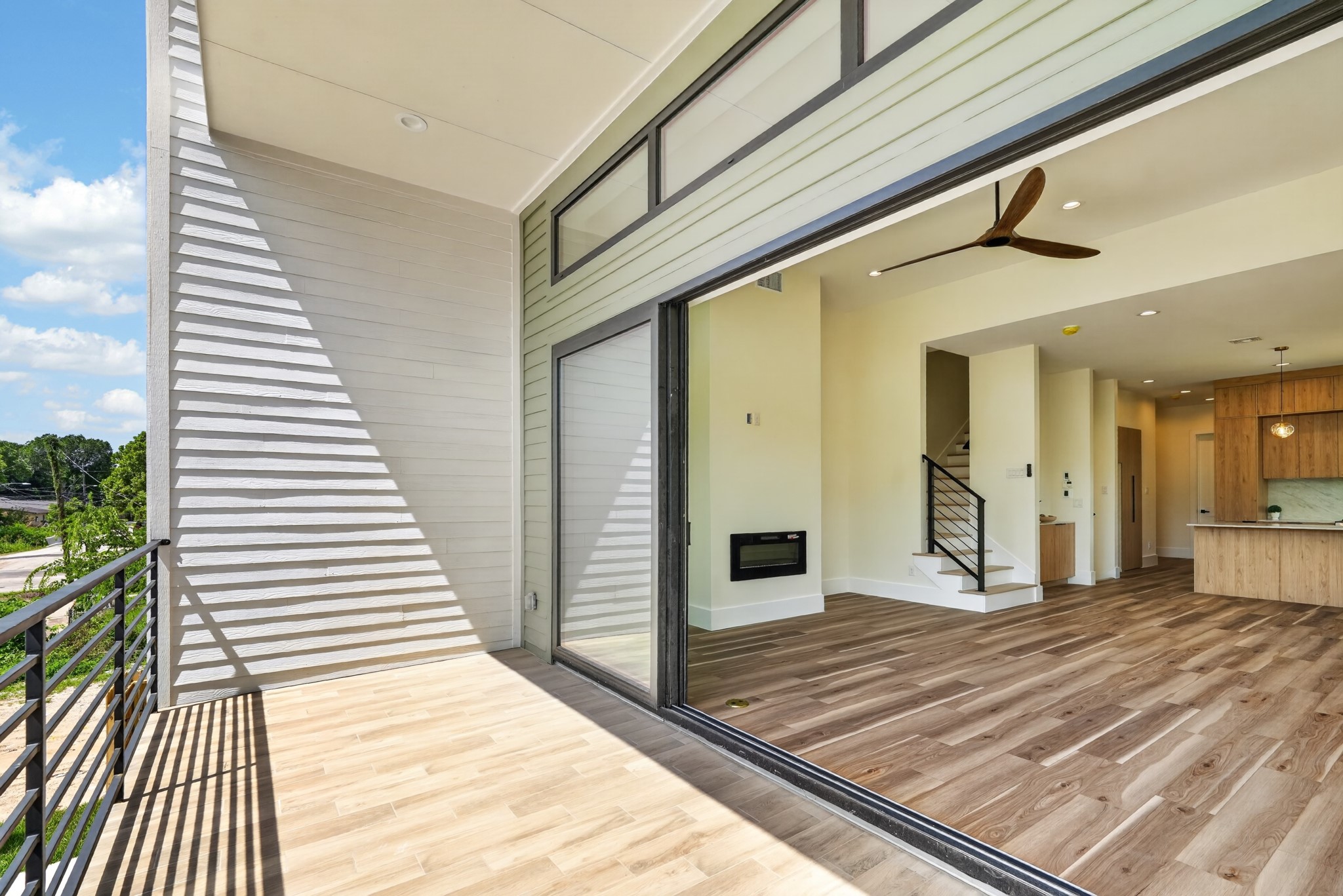 Spacious private balcony, the perfect place to enjoy your morning coffee or unwind after a long day.