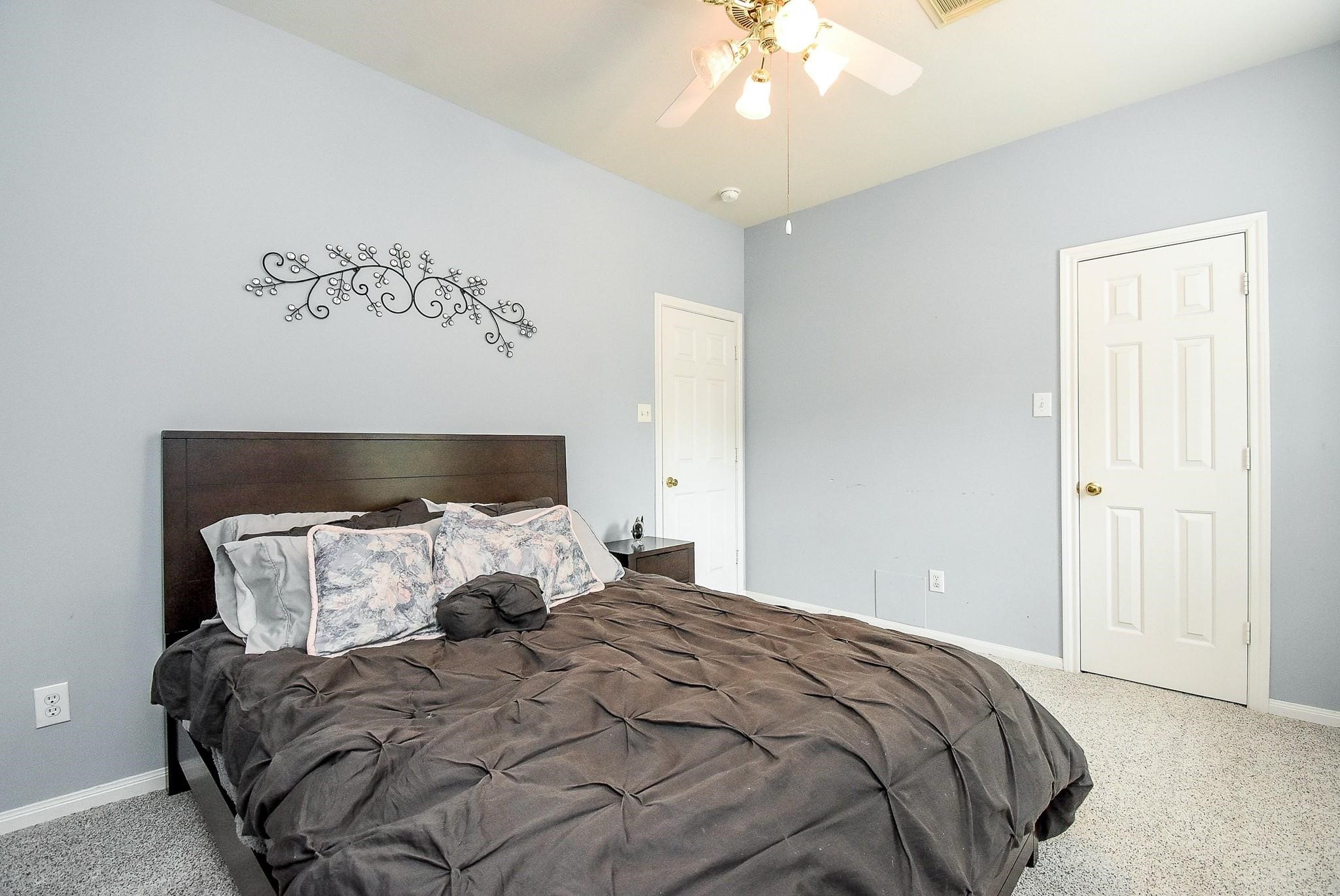 The second of the secondary upstairs bedrooms.