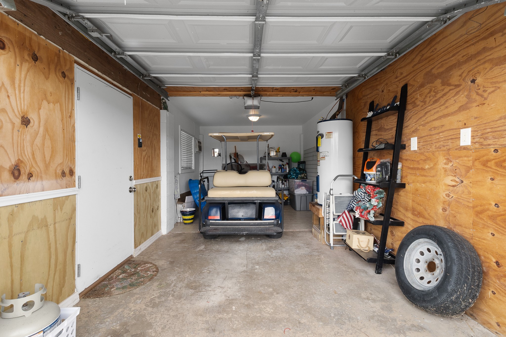 Garage and storage area