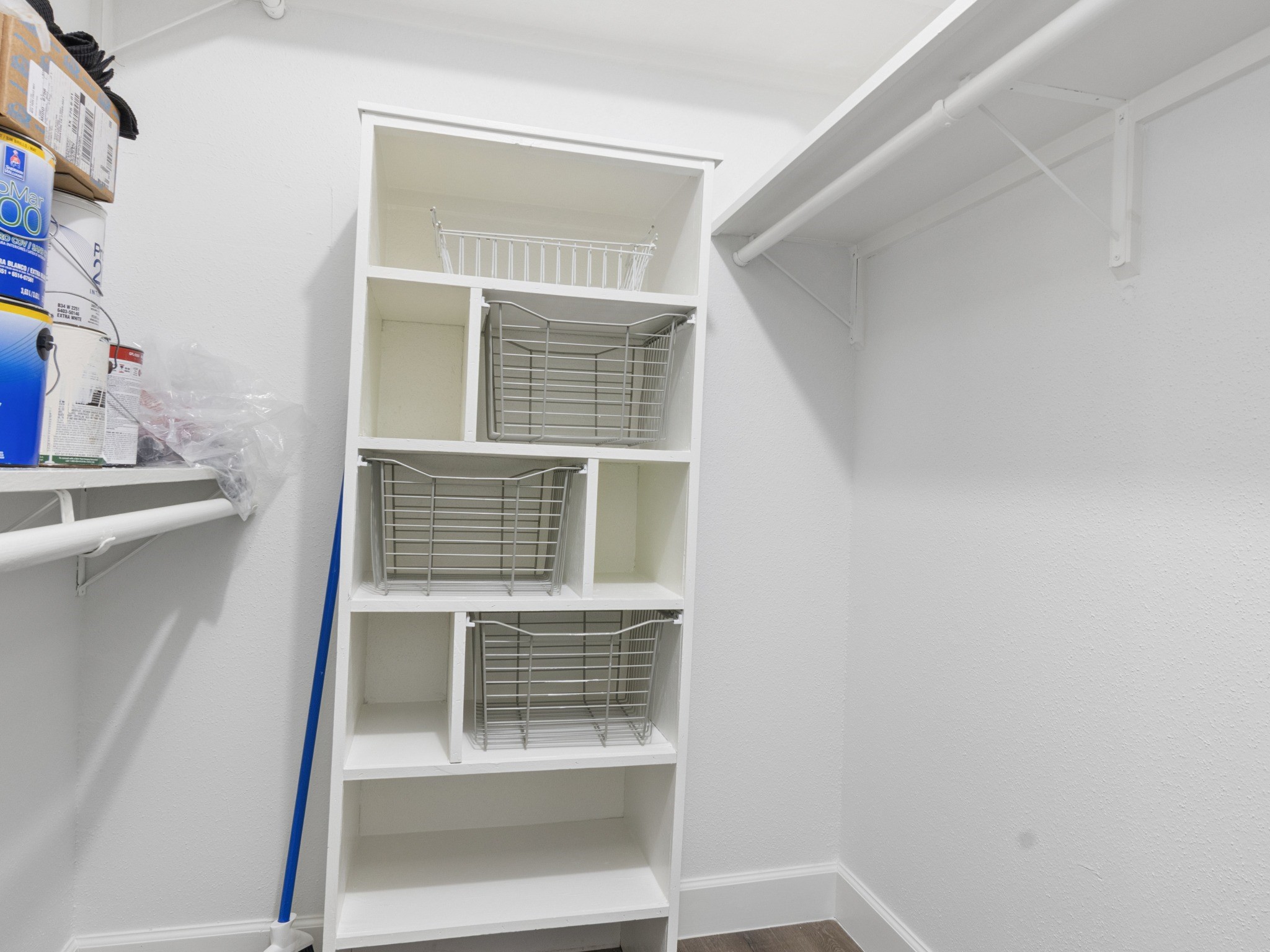 Large walk in closet.