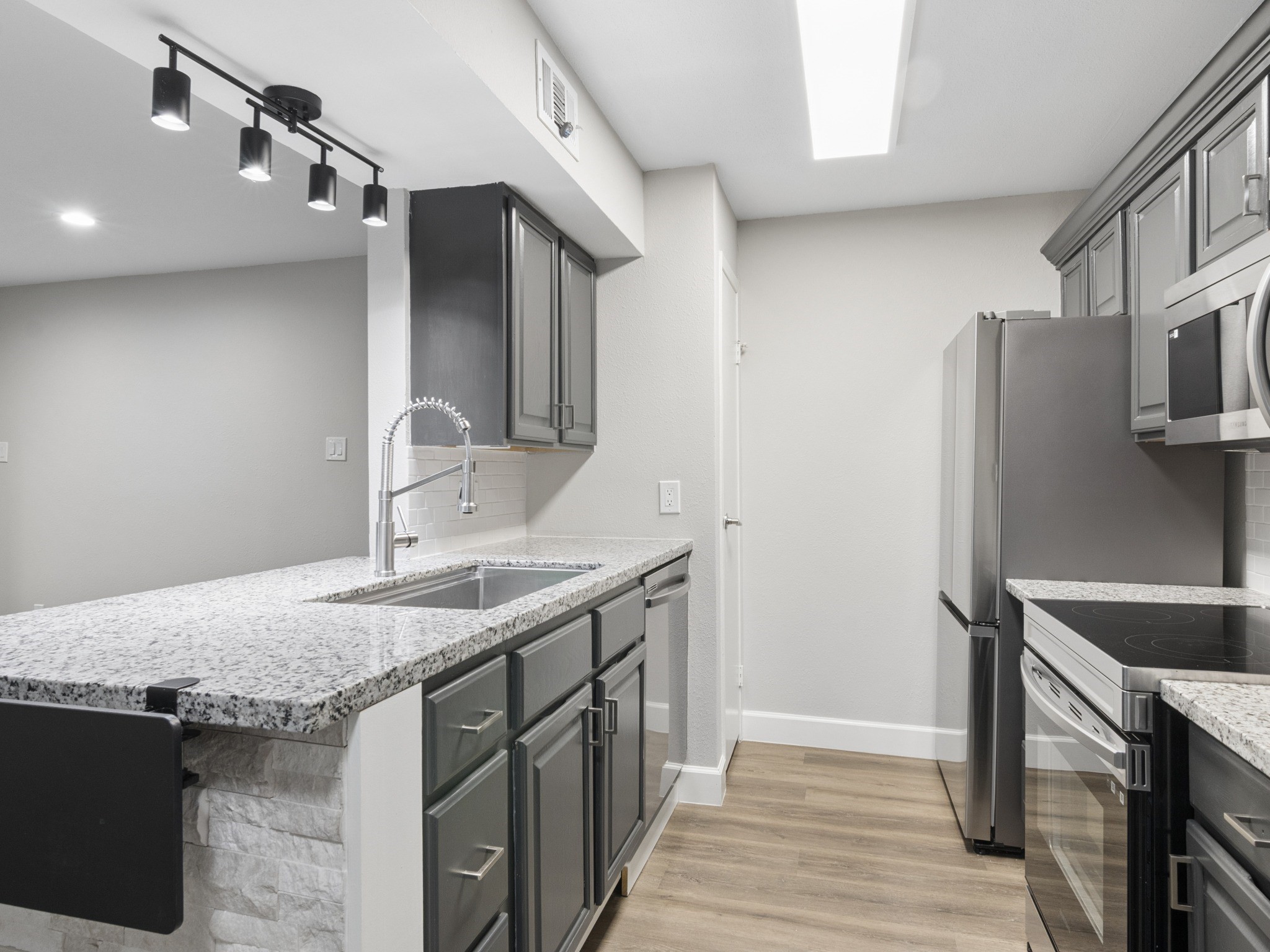 Good cabinet space.