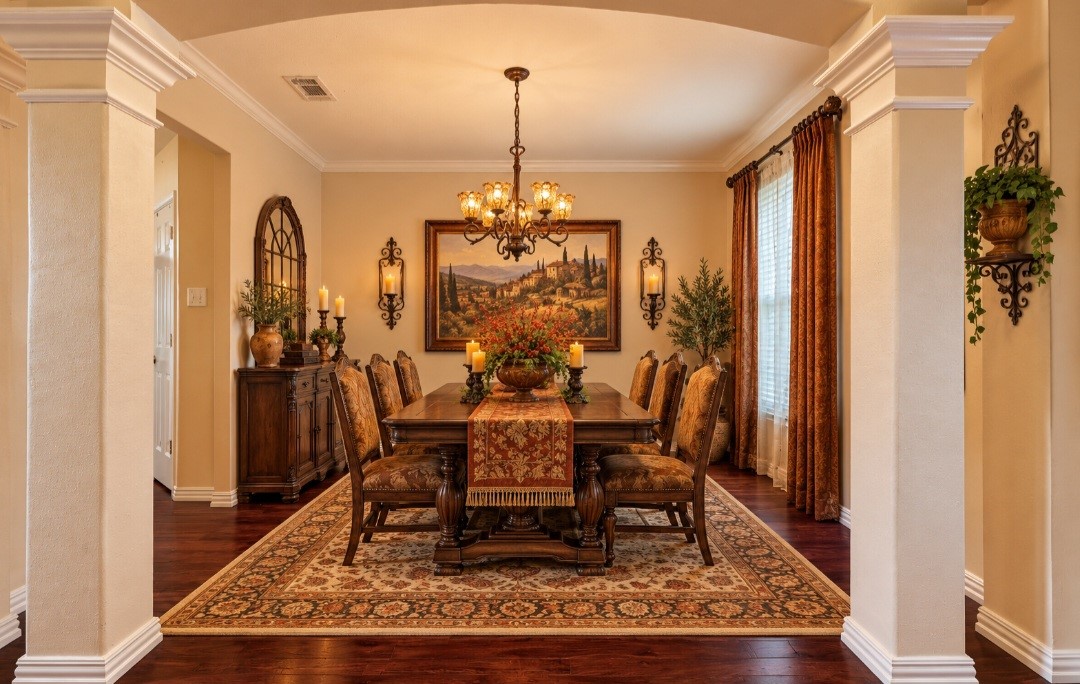 Virtually Staged Formal Dining Rm