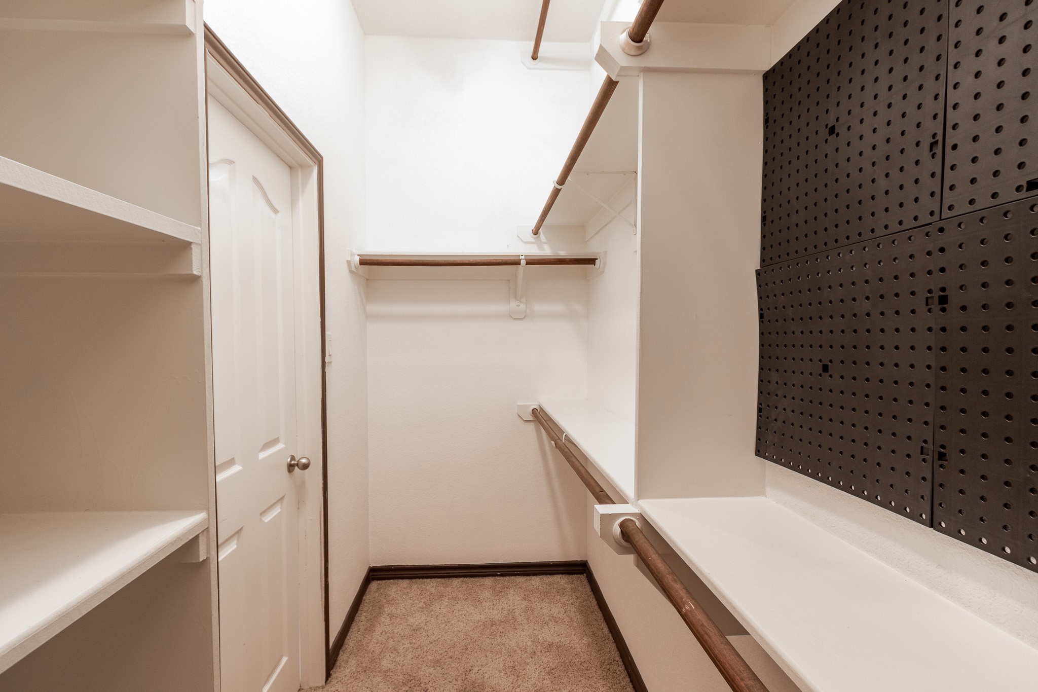 Primary closet