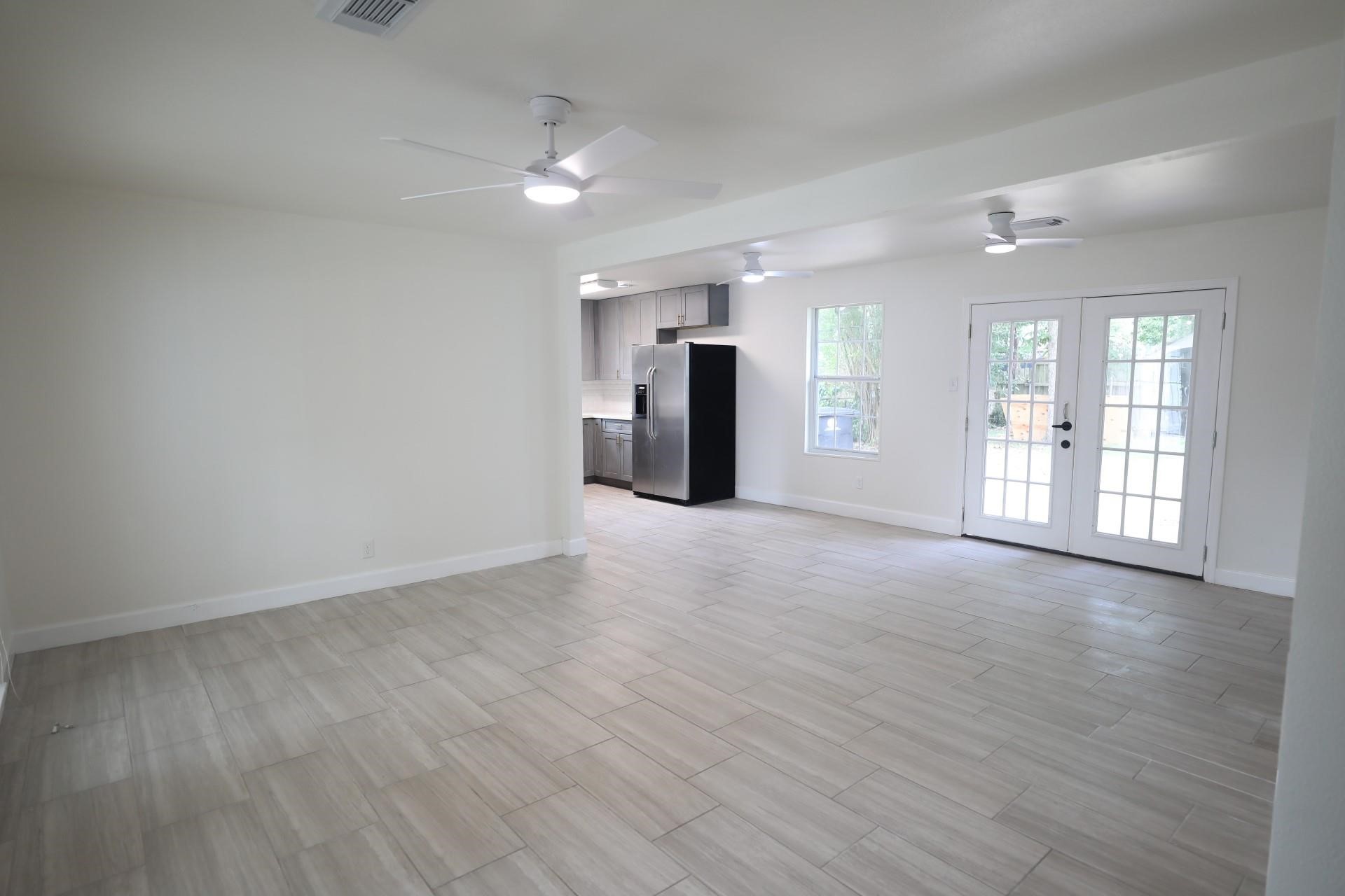 Living, dining and kitchen Living, dining and kitchen