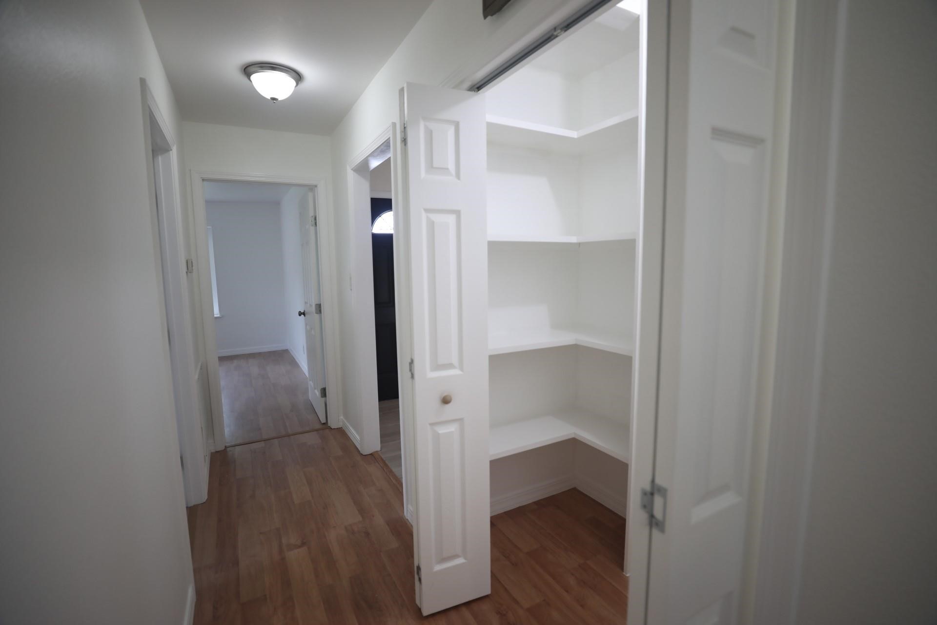 Hallway linen closet