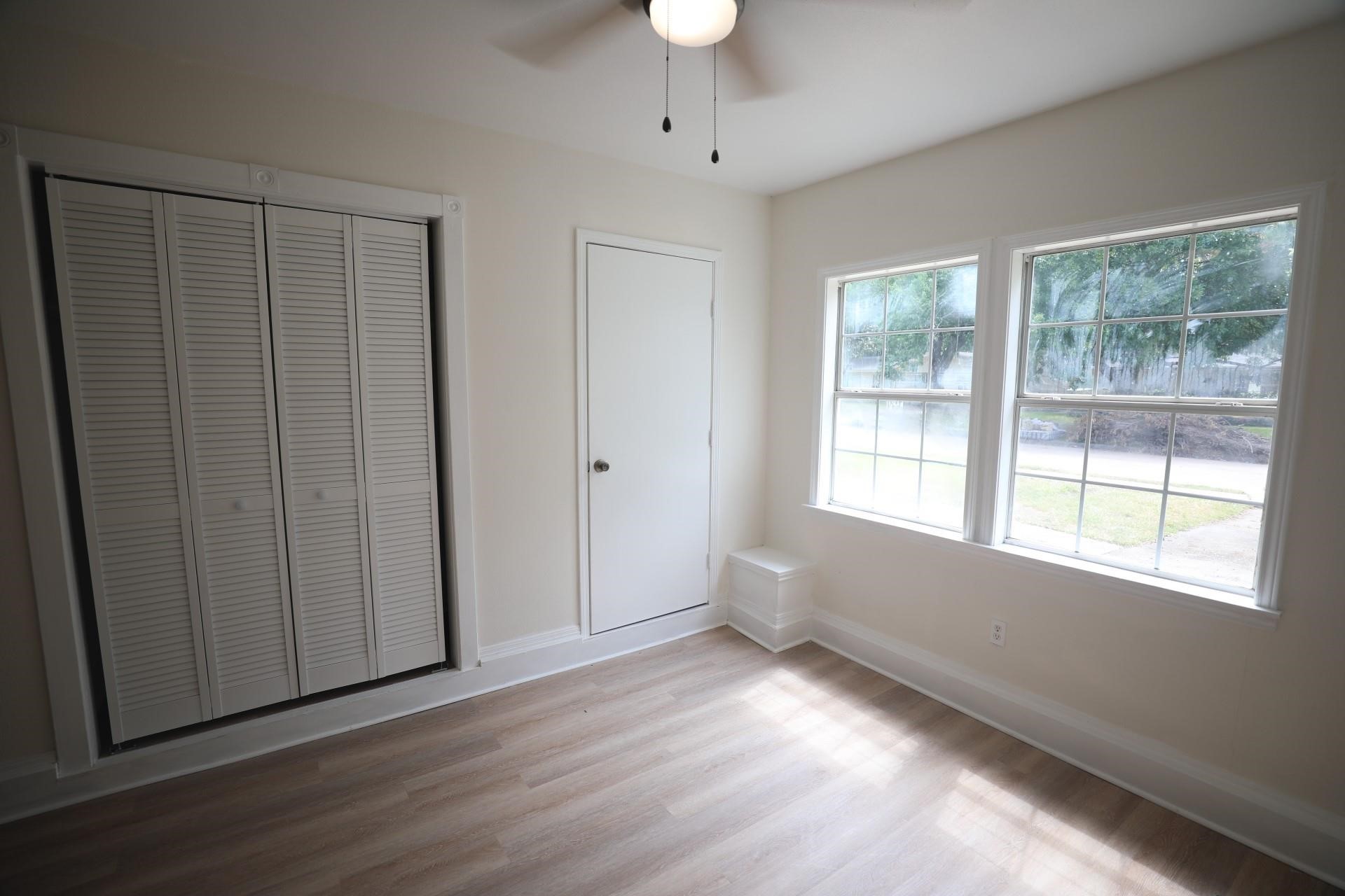 Primary bedroom with 2 closets