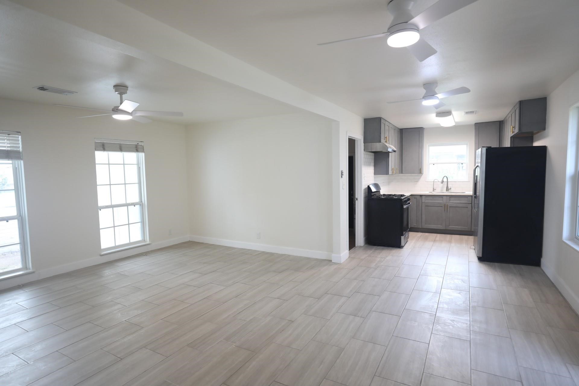 Open floor plan Open floor plan