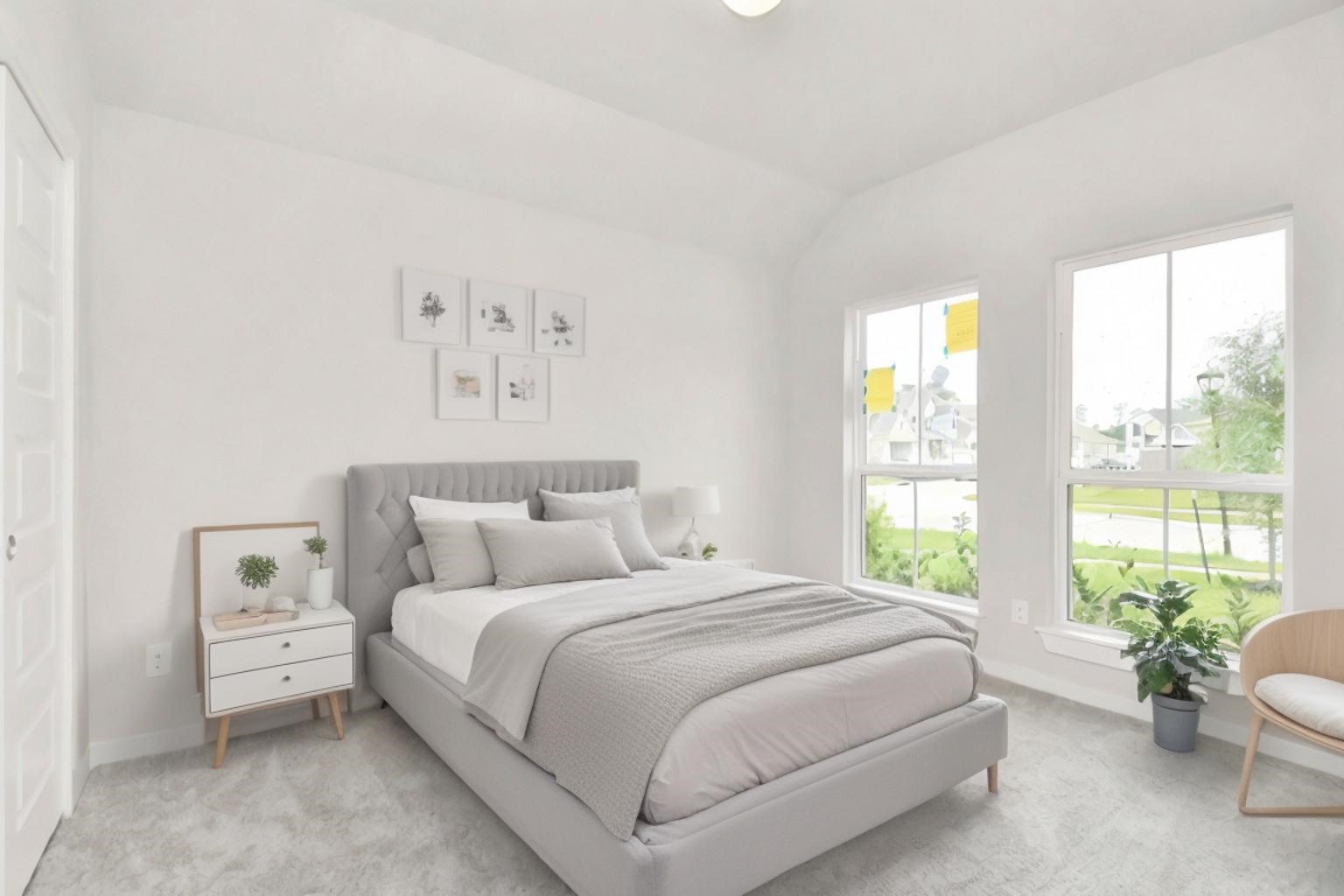 Virtually Staged - Secondary Bedroom. Sample photo of completed home with similar floor plan. Actual colors and selections may vary.