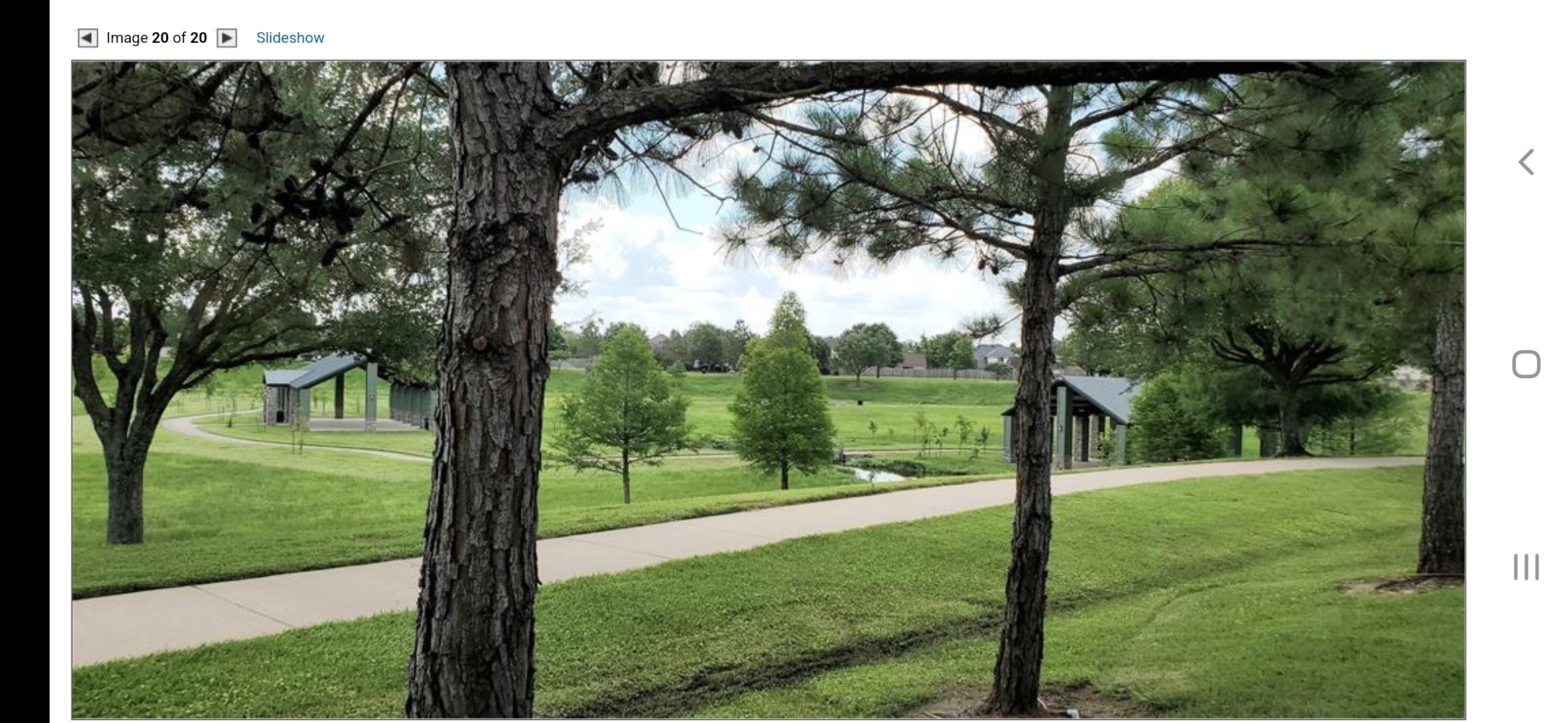 Park and pavillions