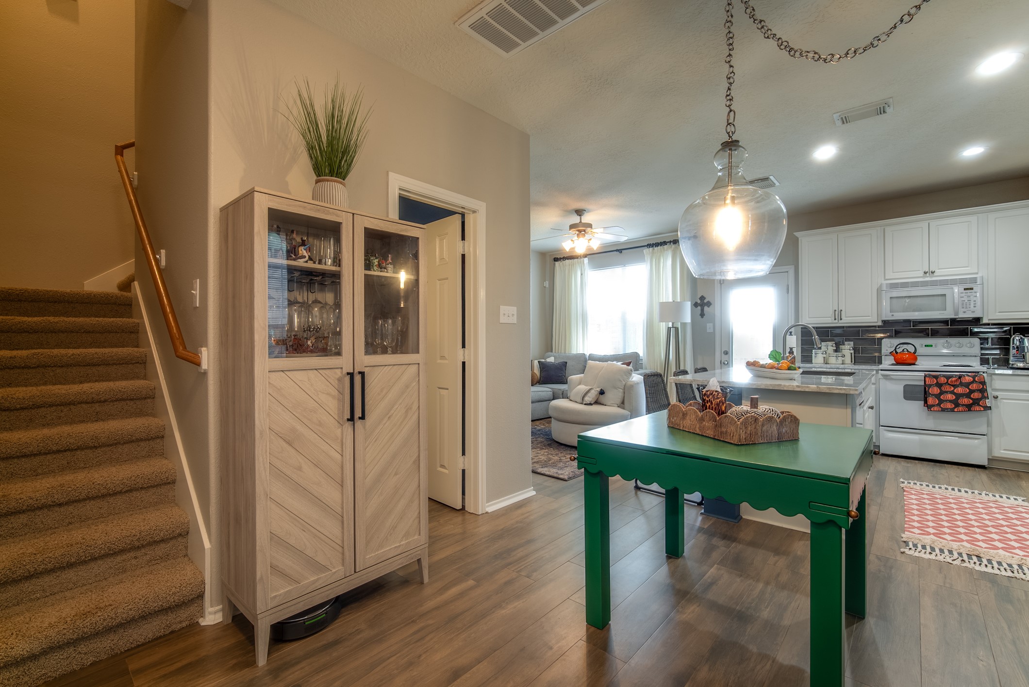 All bedrooms are located on the second floor