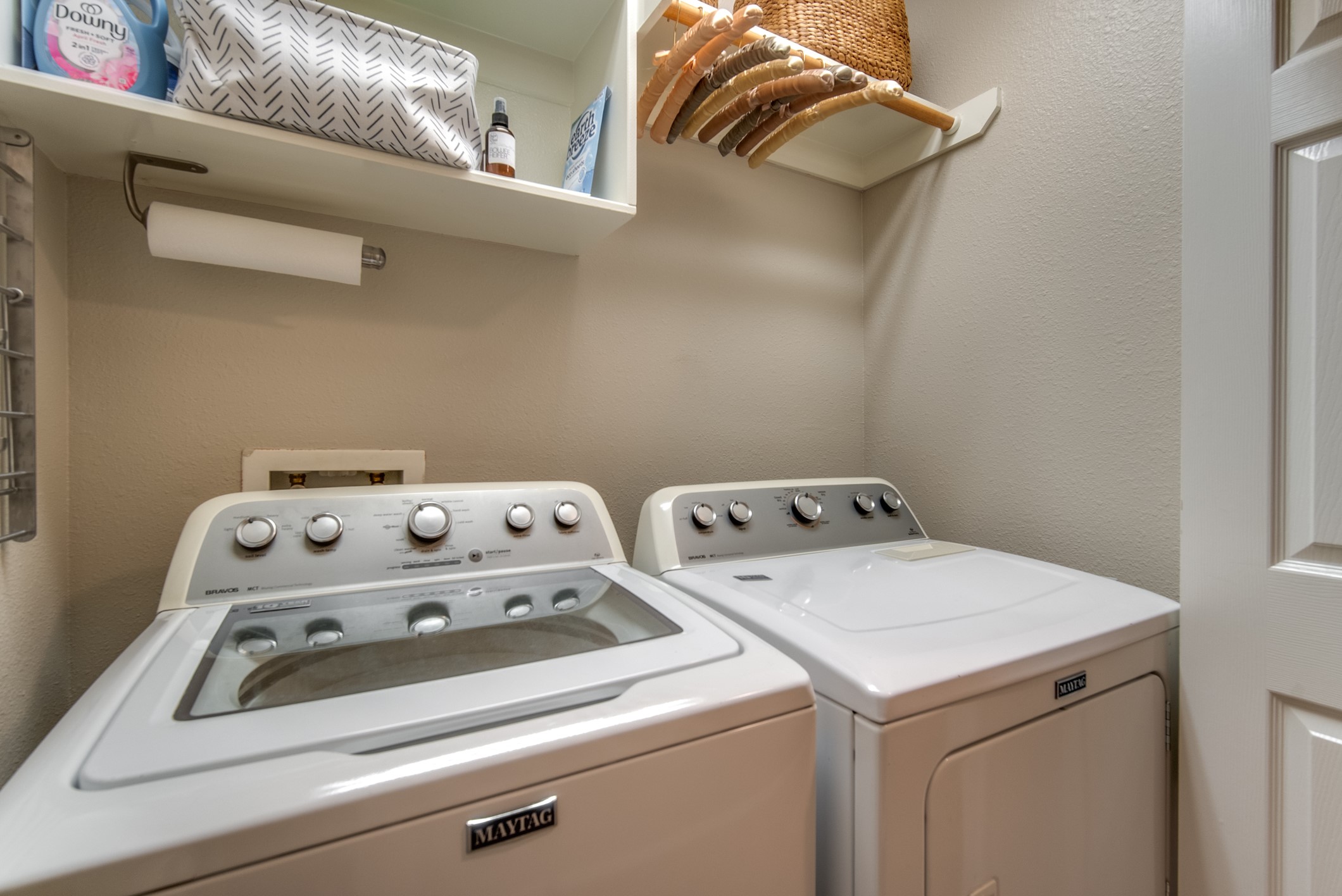 Utility room lcoated on the second floor