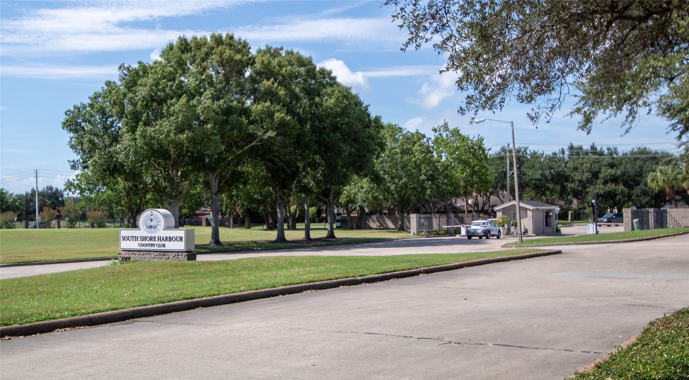 This is the main gate entrance with a security guard is ready to welcome your guests at this main gated entrance. This 24/7 service is part of your HOA dues.