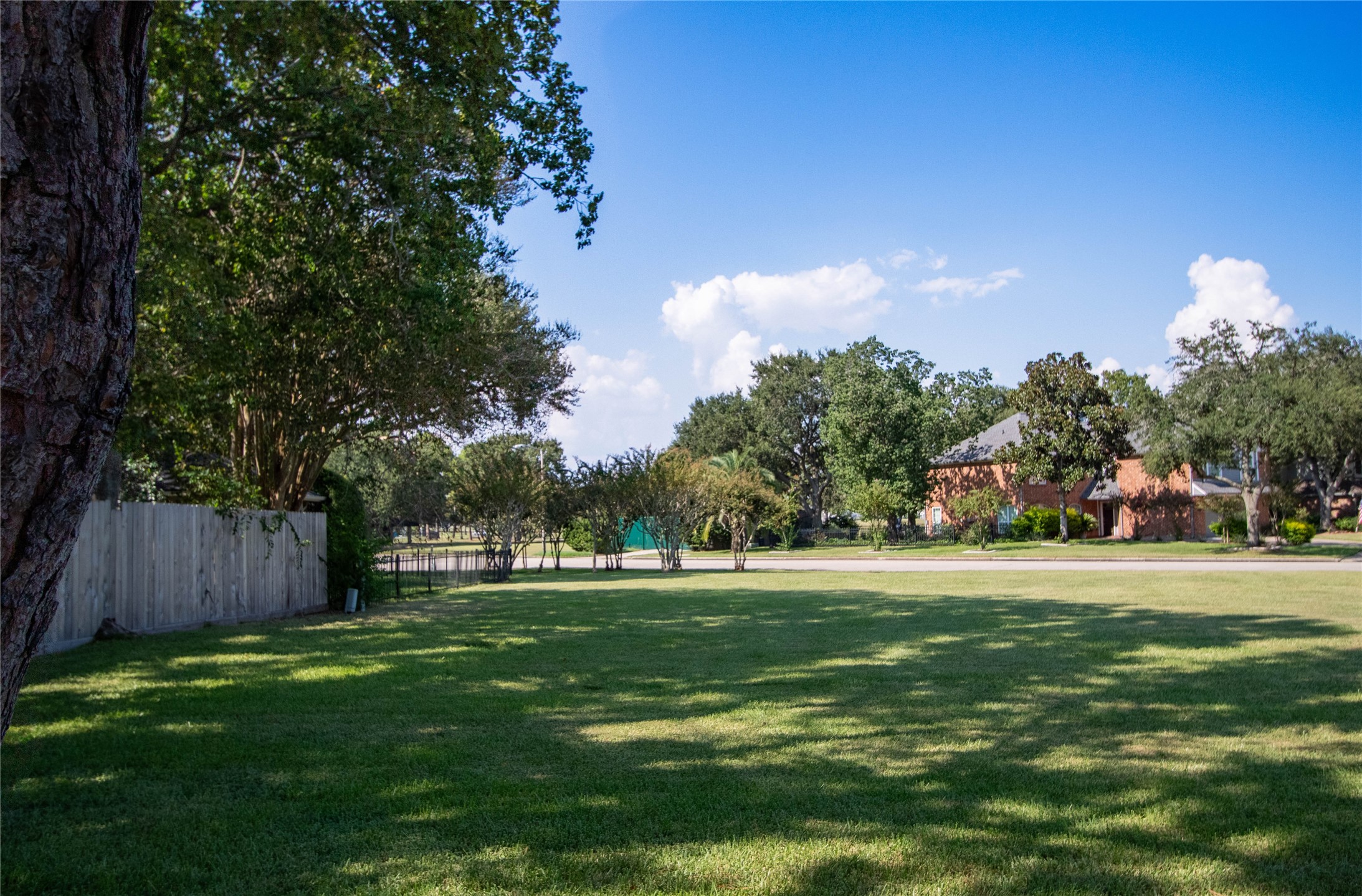 This is the green area for the neighborhood behind the backyard that is maintained by the HOA. You just have to use it!
