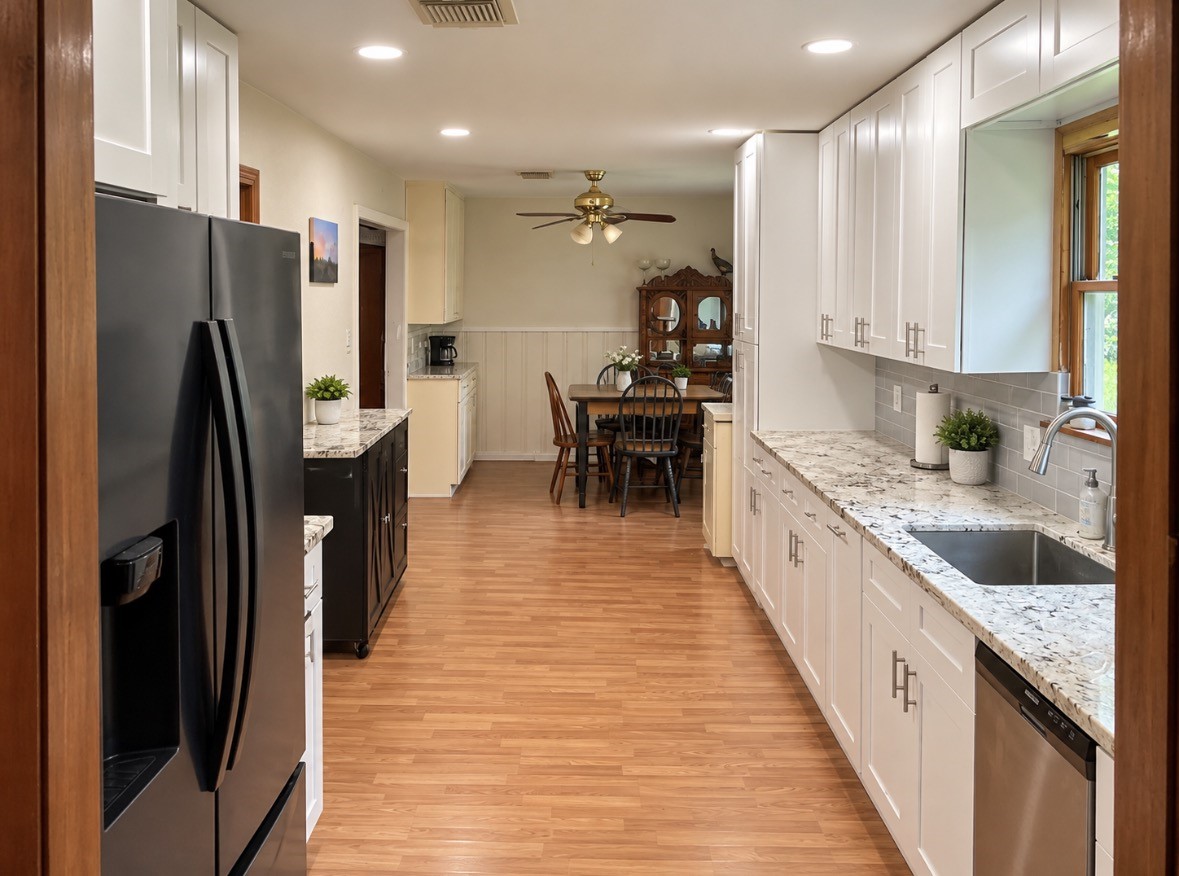 Plenty of room to cook, gather and make the space work for you