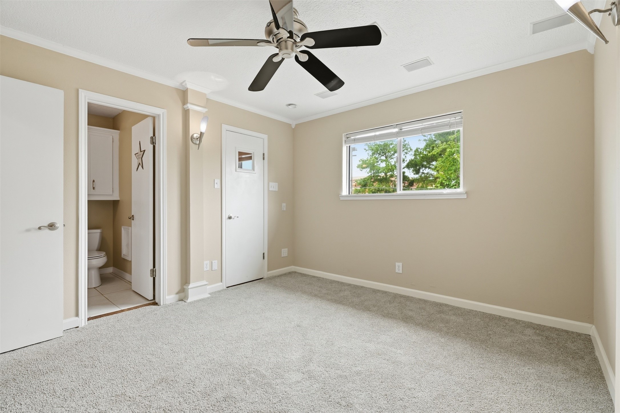 Comfortable secondary bedroom offers ample space and versatility to fit your needs.