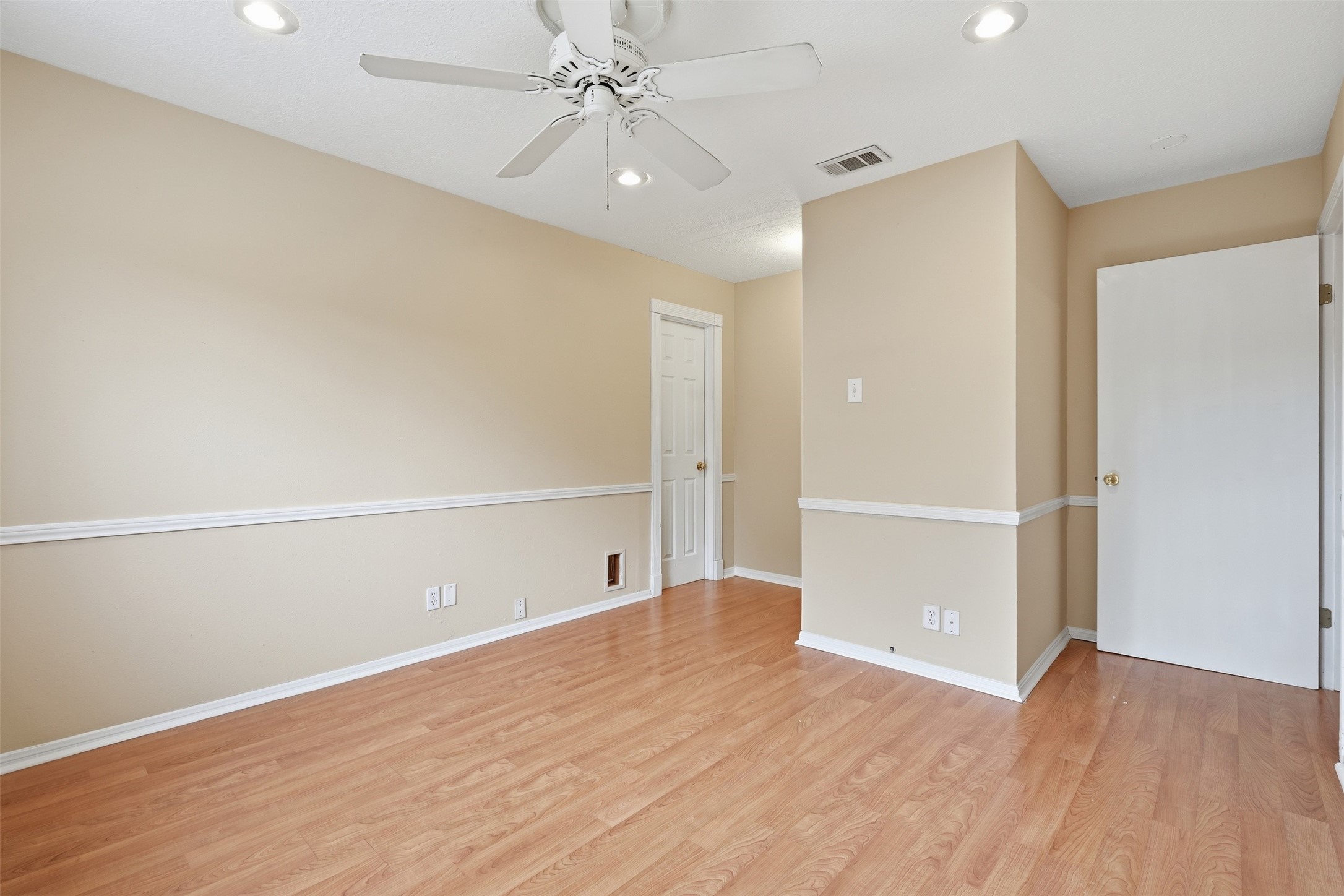 Well-sized bedroom provides endless possibilities for family, guests, or a flex space.