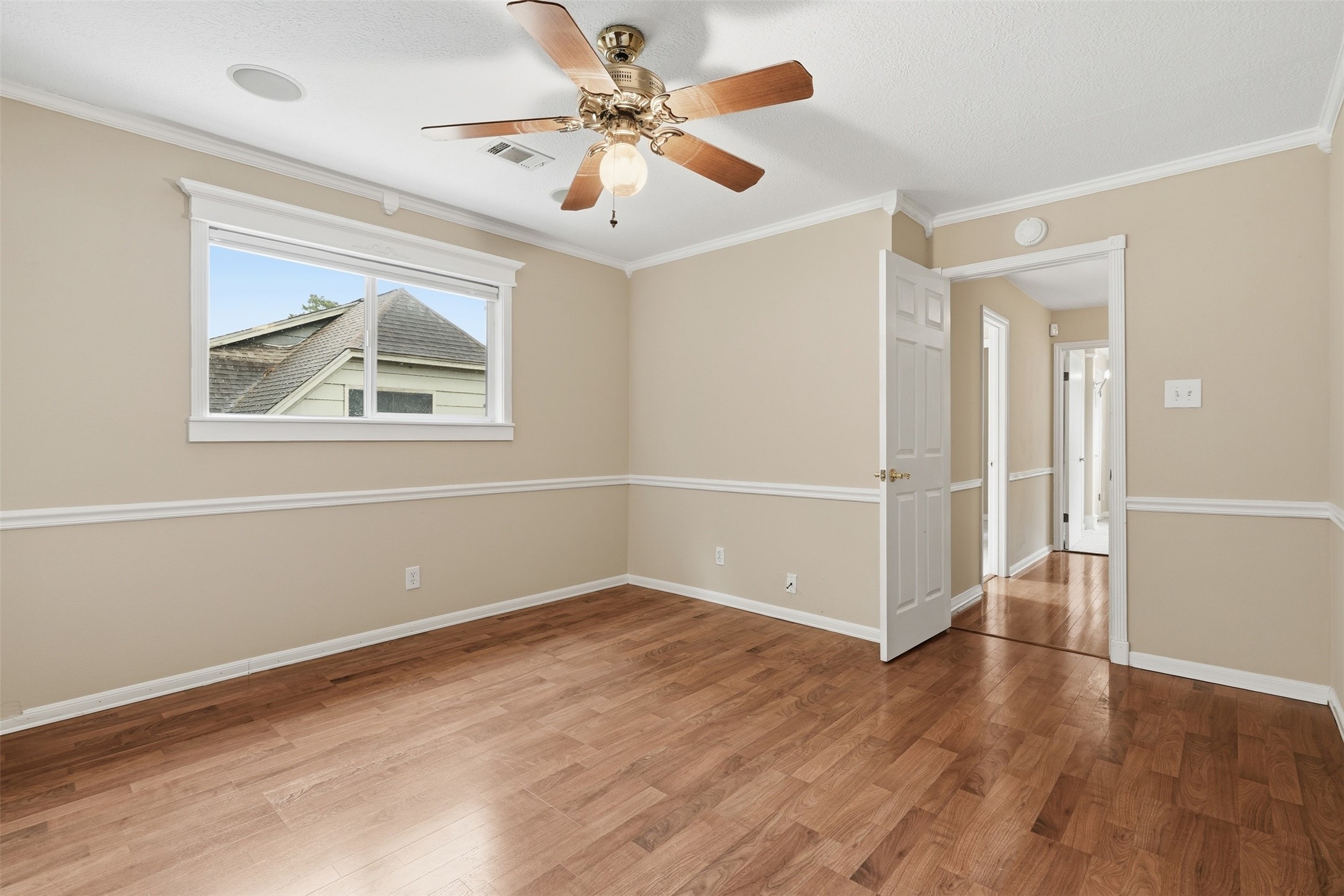 Another view of the first secondary bedroom.