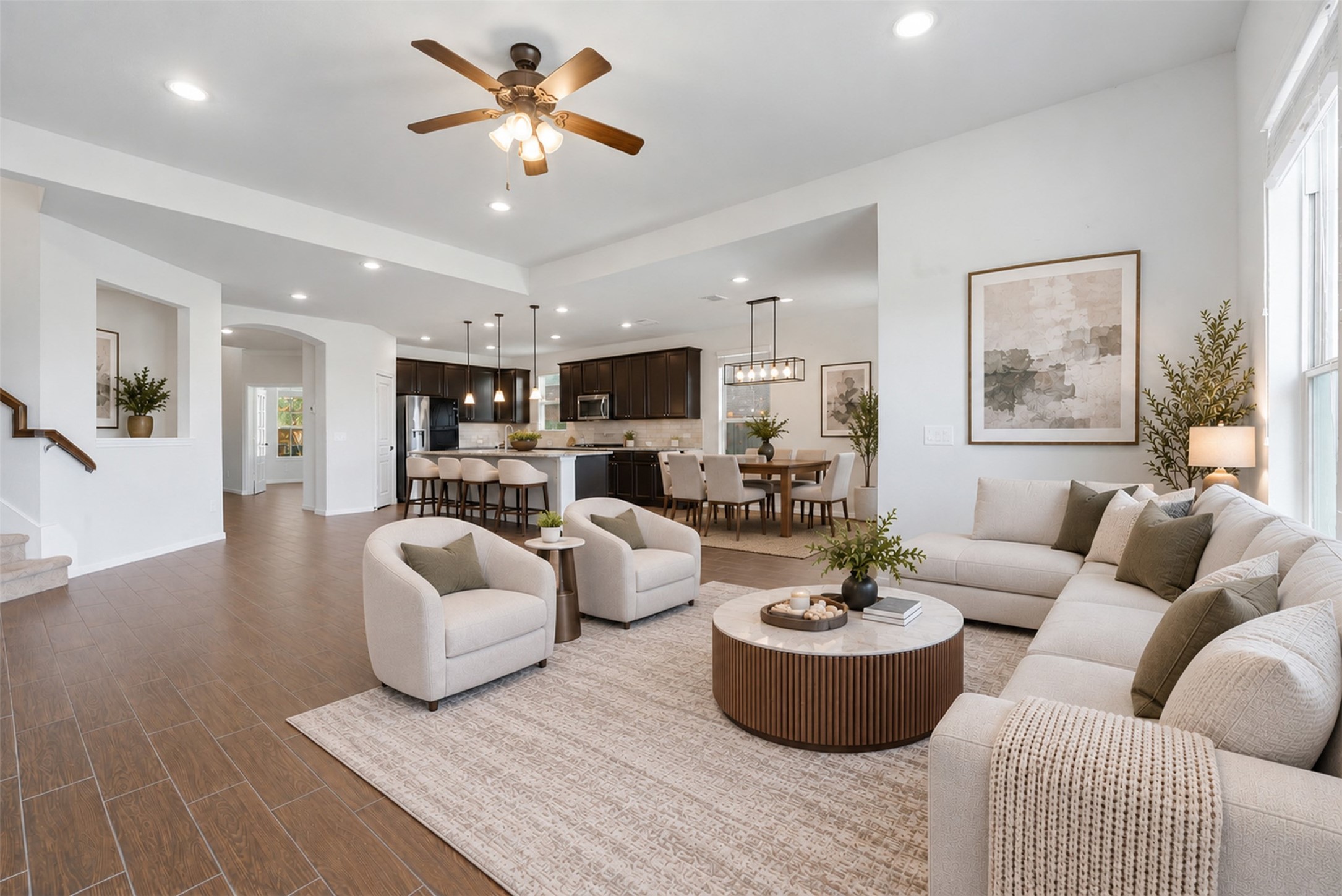 Living Room - Digitally Staged