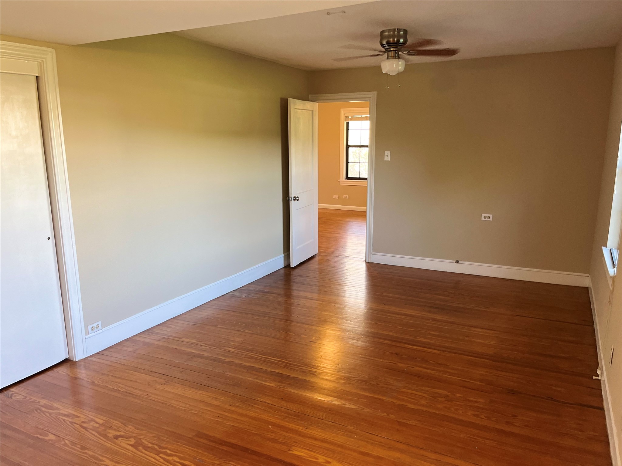 Additional view of bedroom #2.  Bathroom is located behind this room.