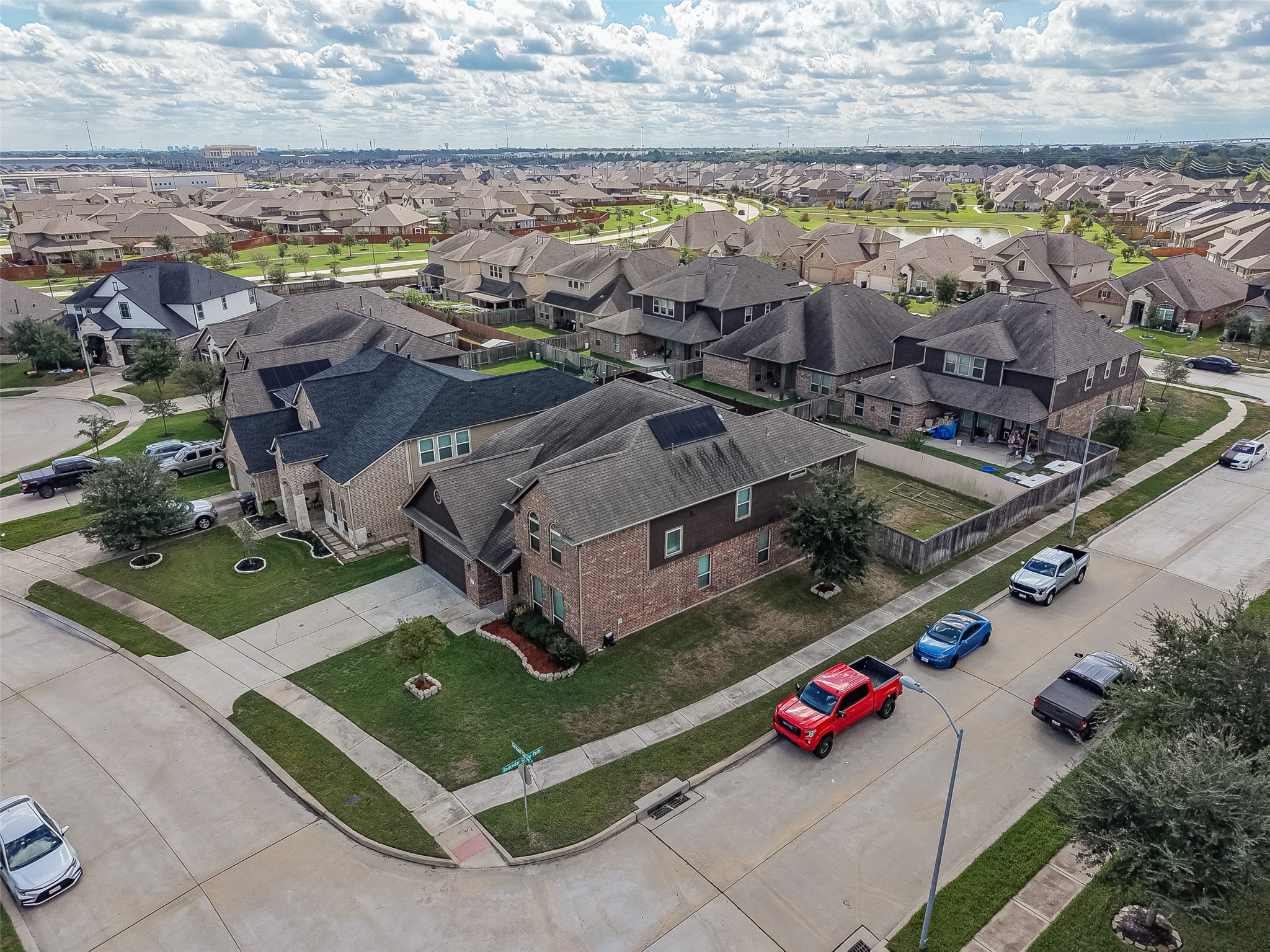 Nestled in a charming suburban neighborhood, this spacious brick home offers a beautifully landscaped corner lot with convenient access to nearby amenities and a friendly community atmosphere.