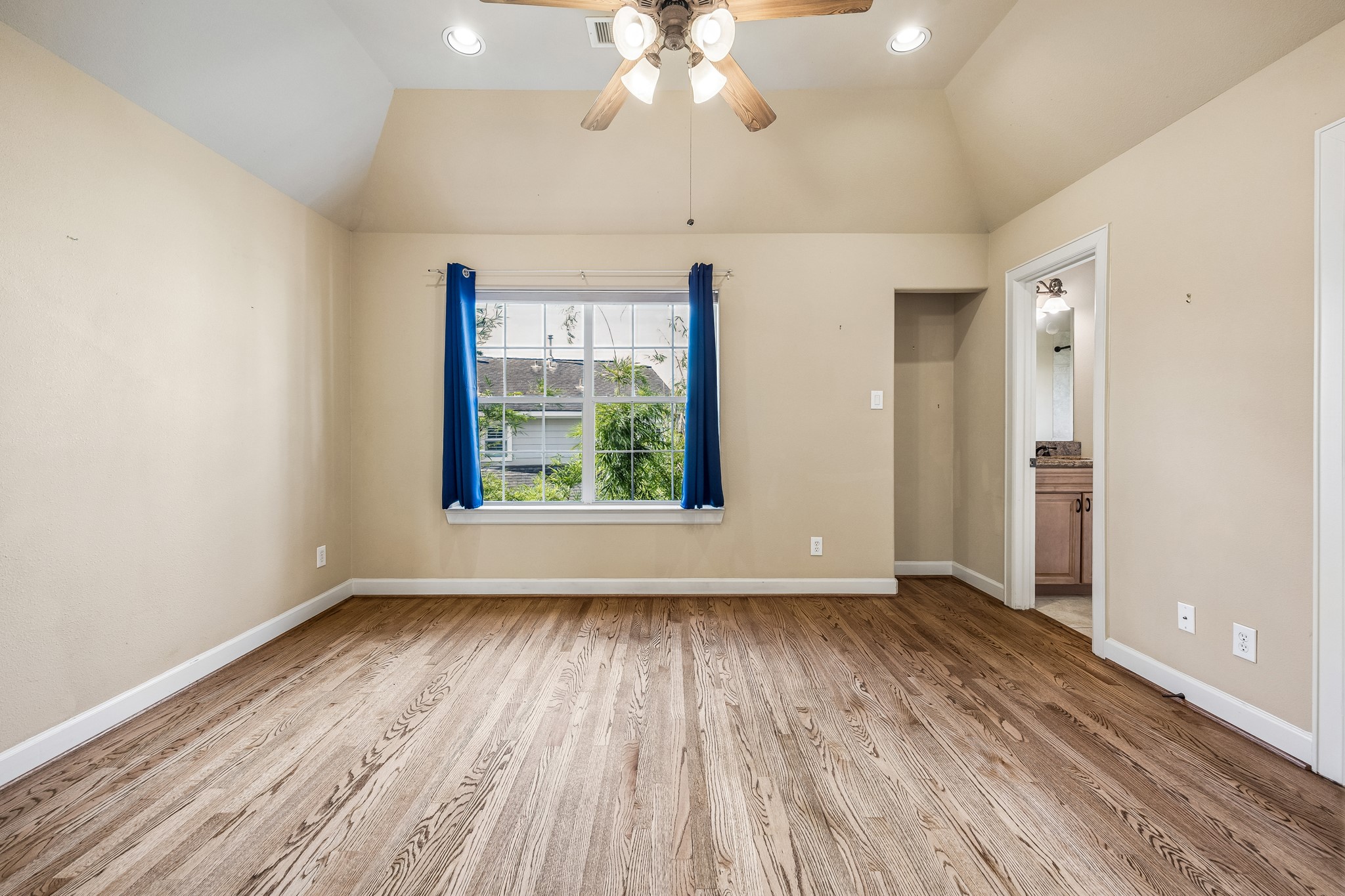 Third floor bedroom with ensuite bath.