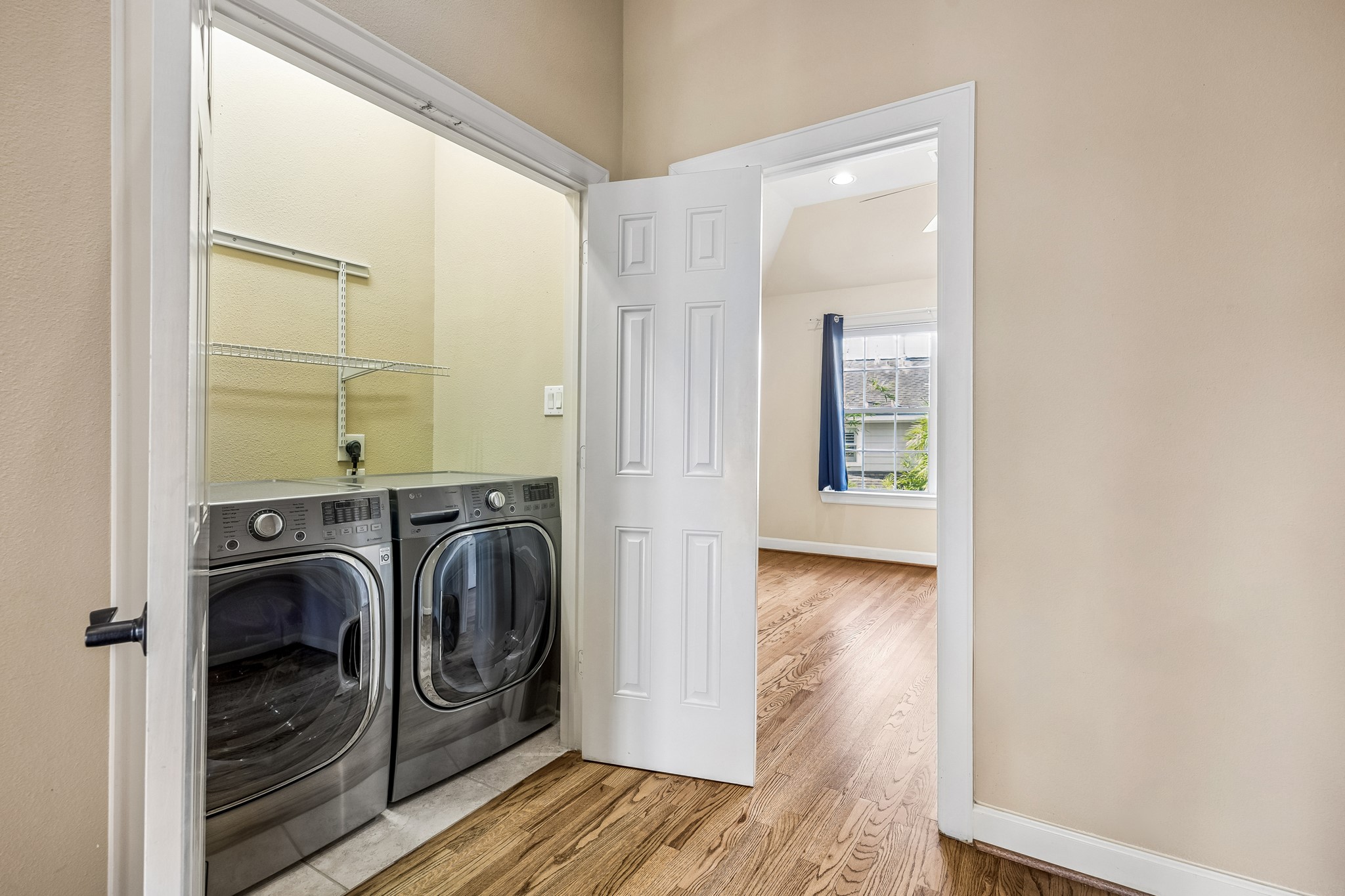 Third floor laundry.
