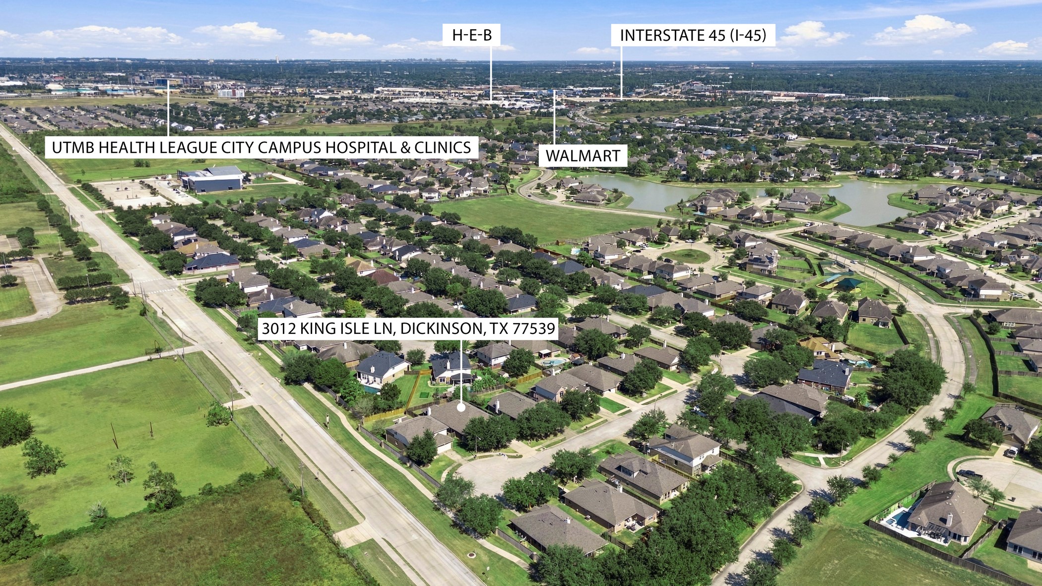 3012 Kings Isle Lane, Dickinson, TX 77539