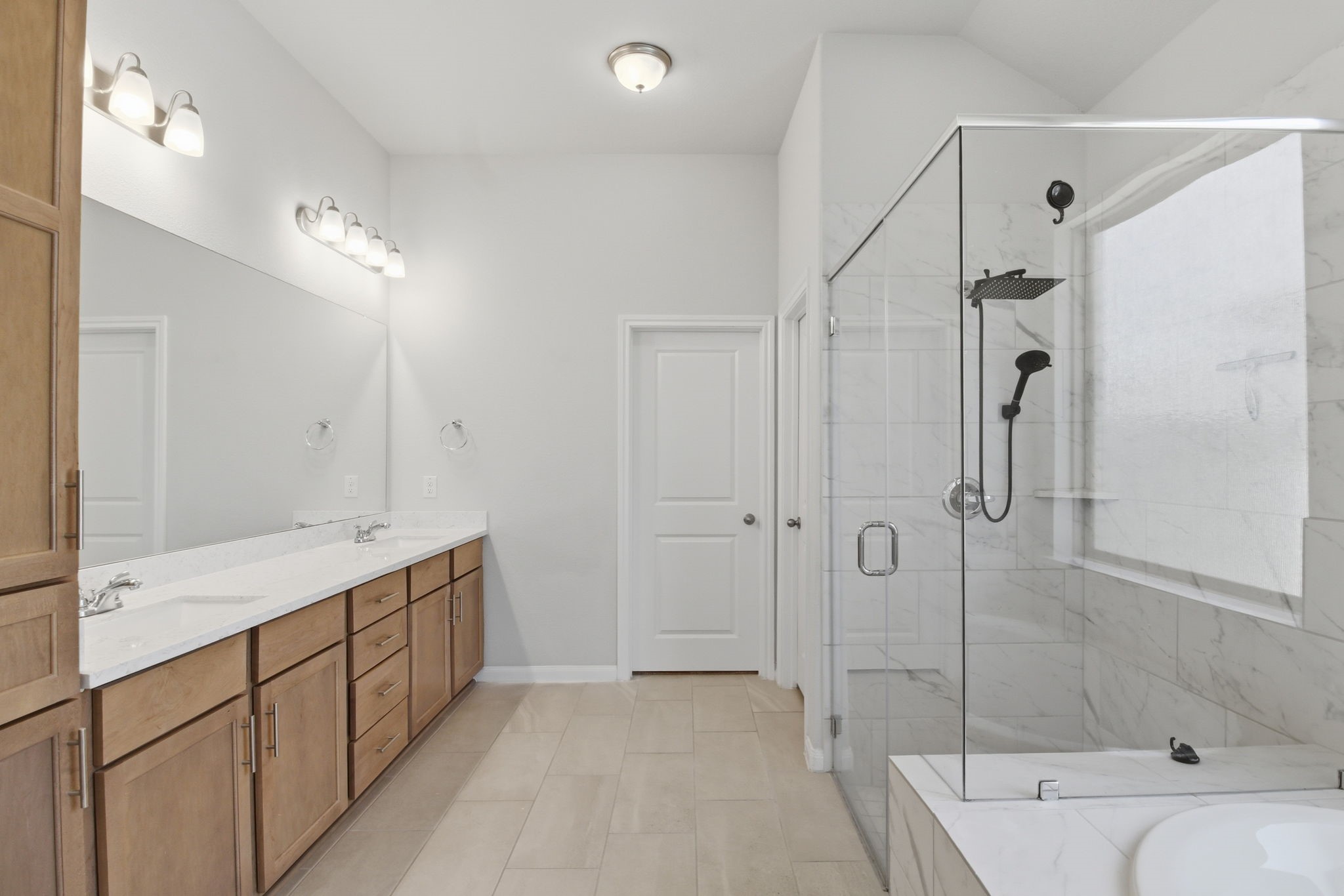 Primary bathroom with separate shower/garden tub