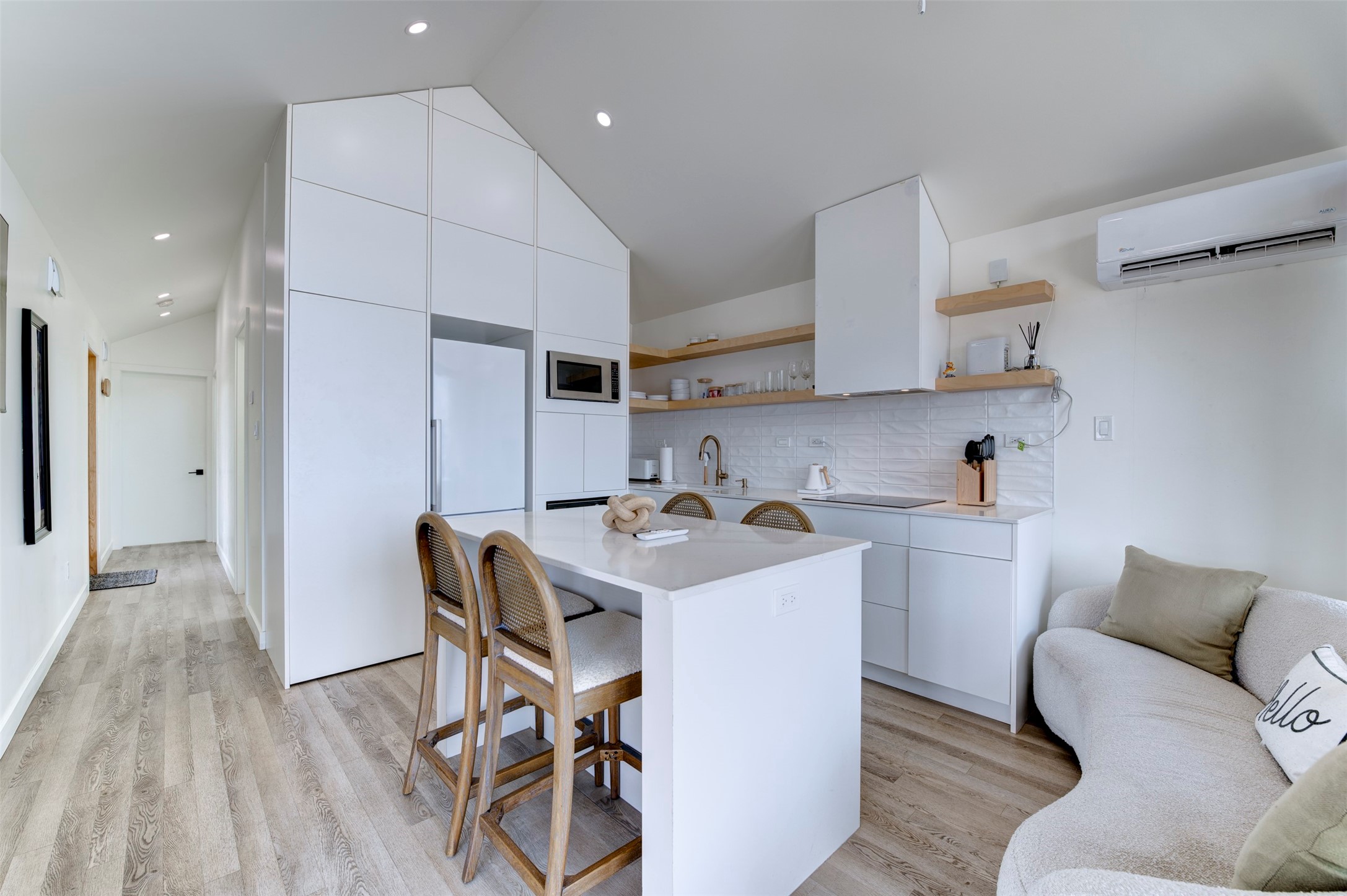 Front house kitchen and living area
