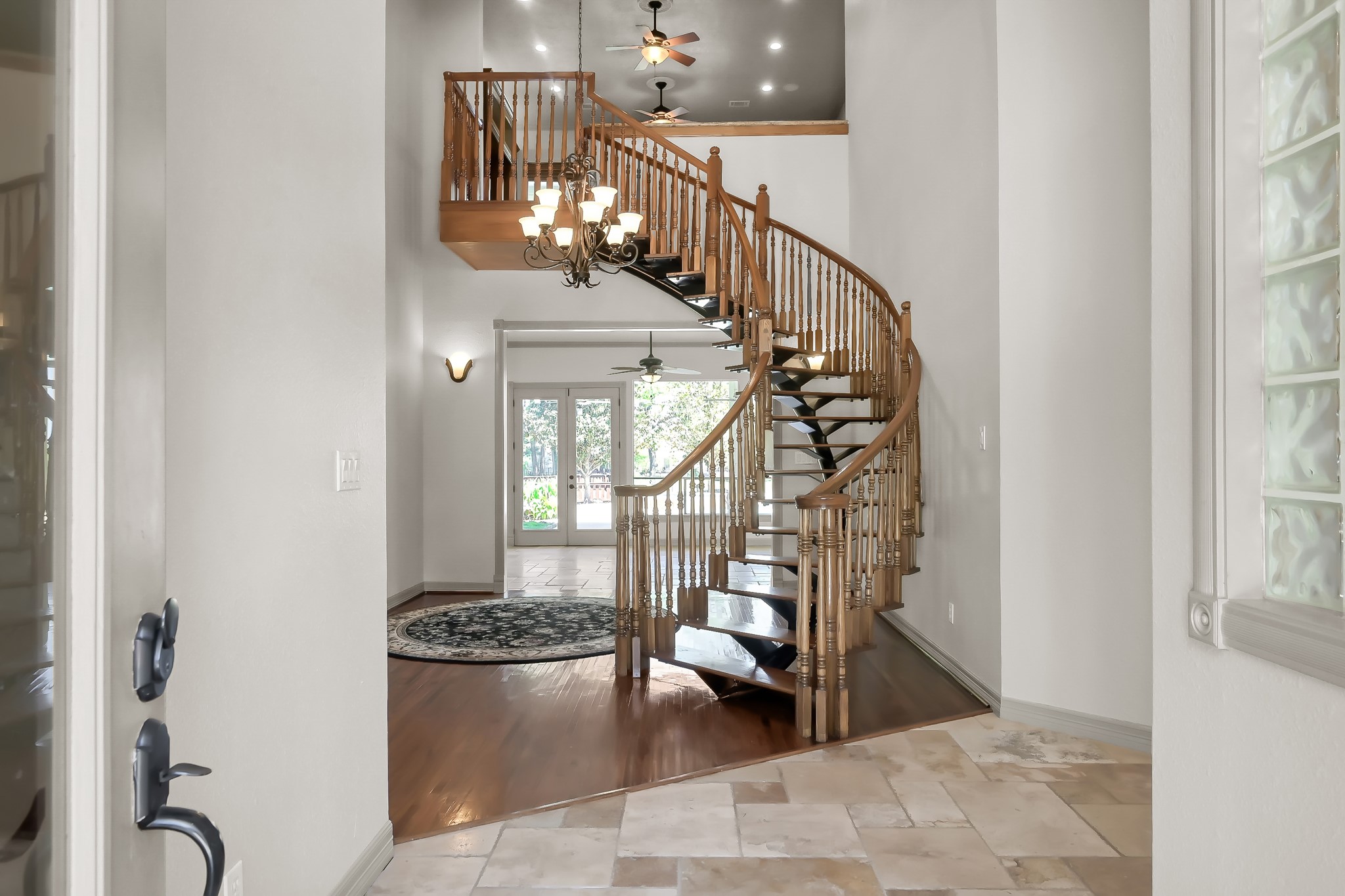 View from Front Door of Grand Staircase