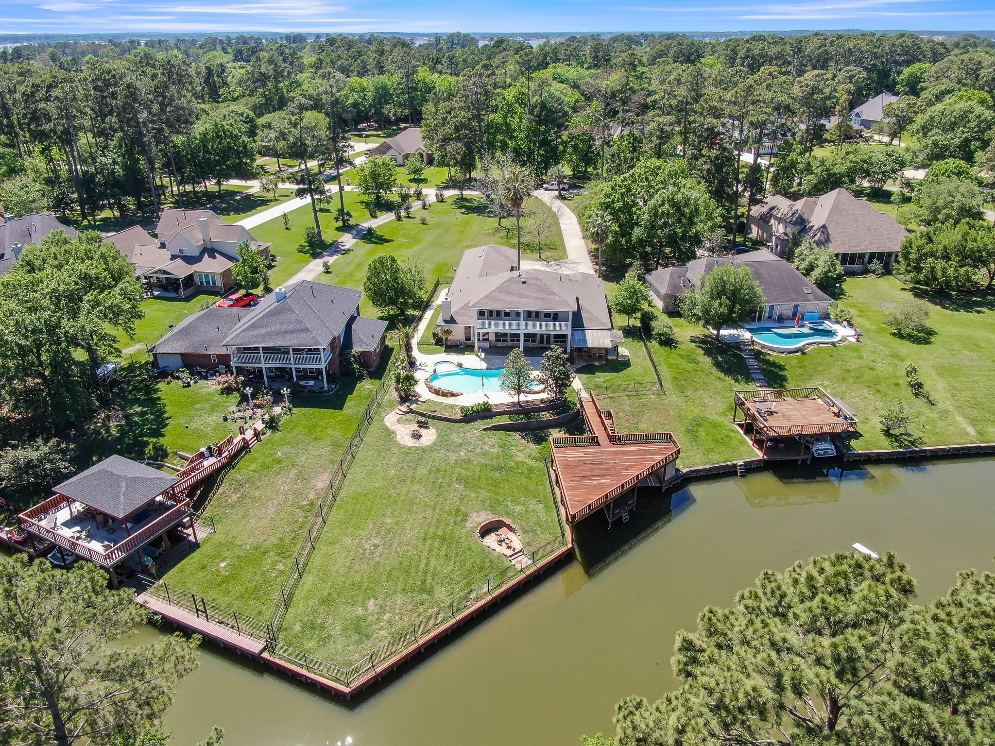 Beautiful Home on a Spacious Lot with a Boat Slip and a Pool