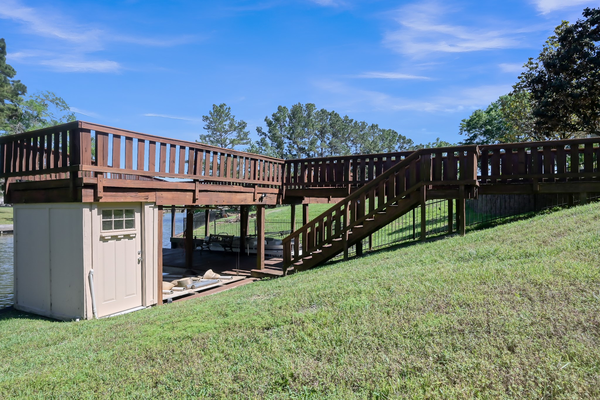 Boat slip with Sun Deck