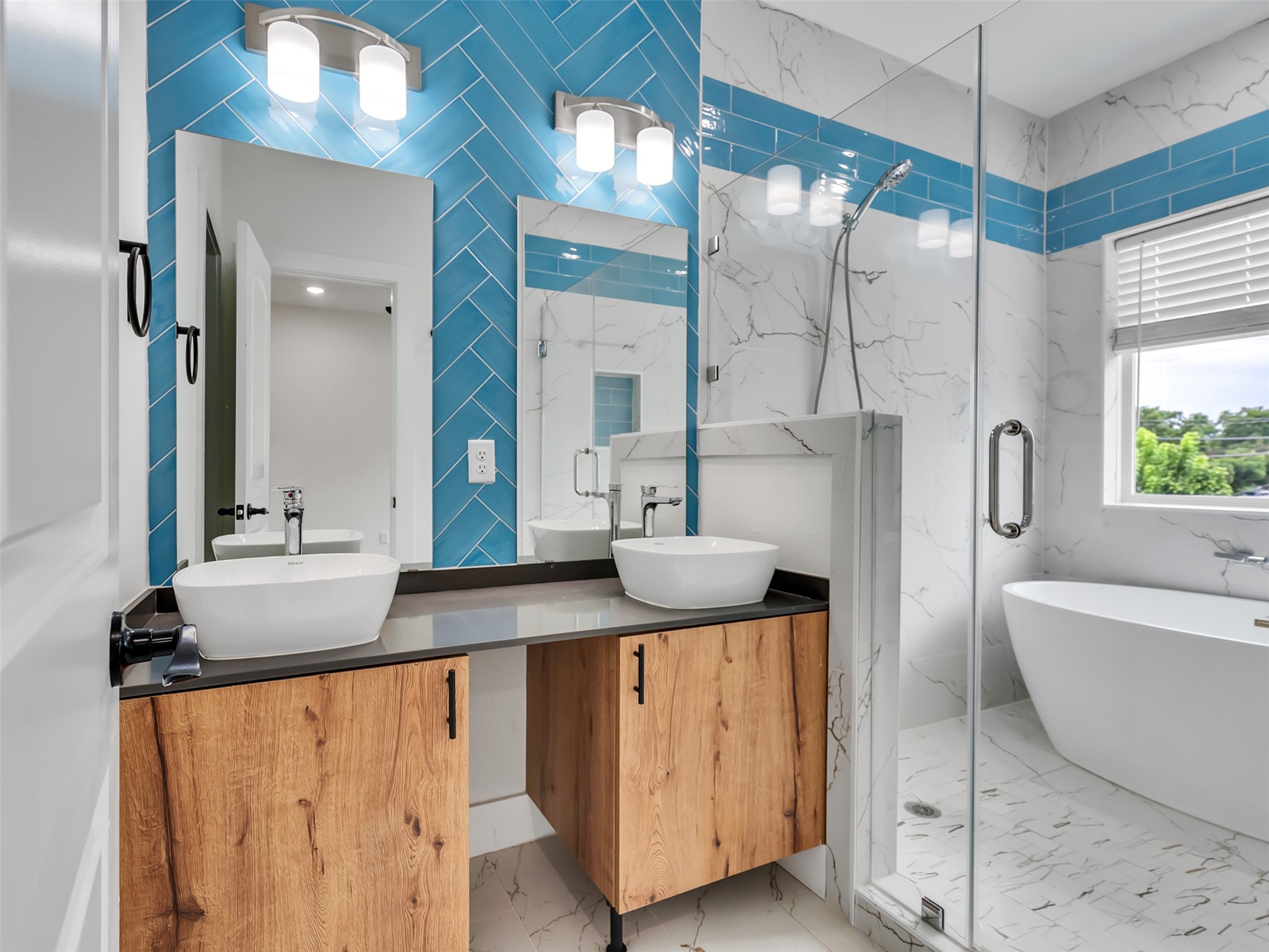 Master Bath dual sinks