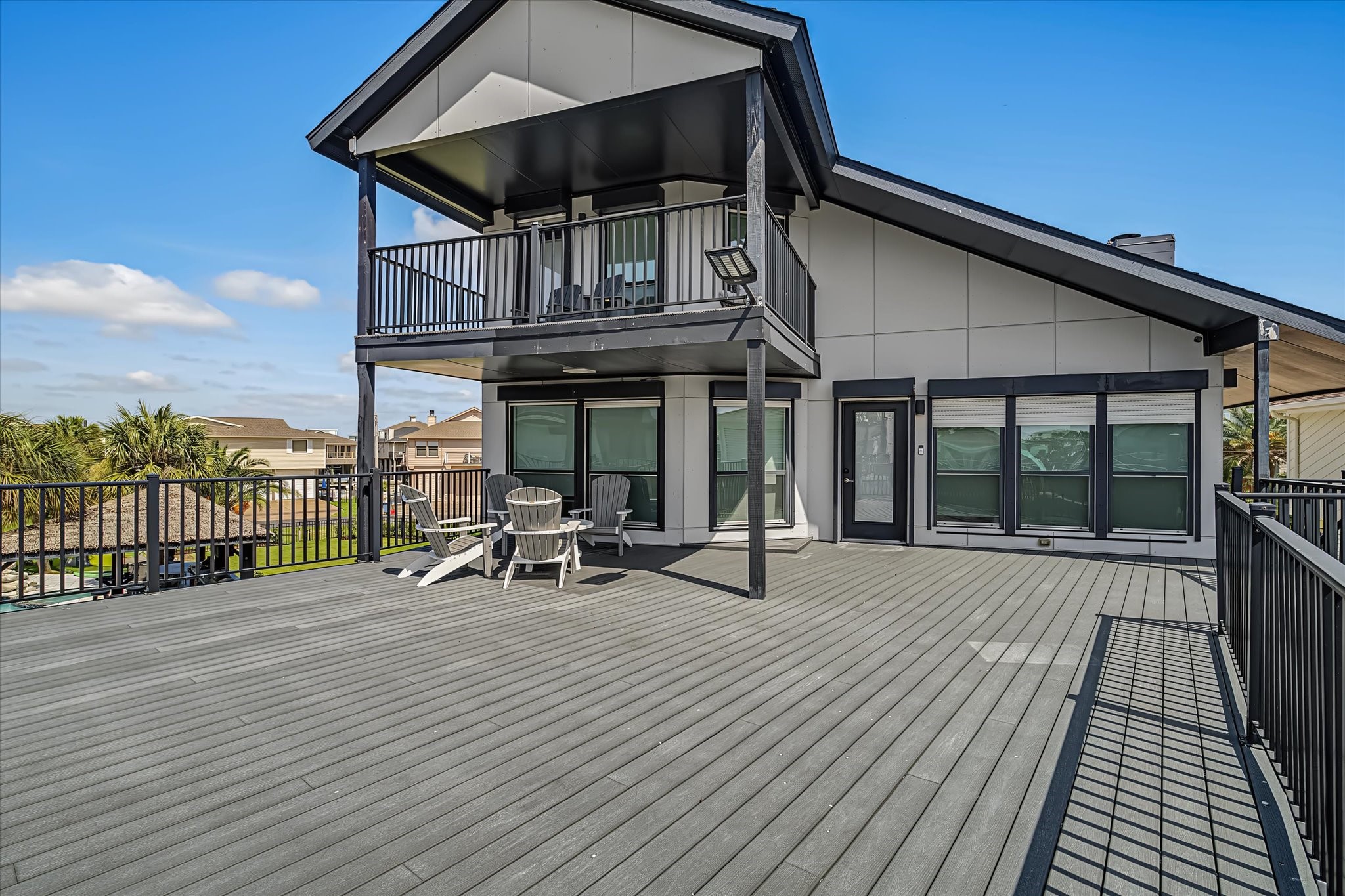 Upper level patio for Guest house