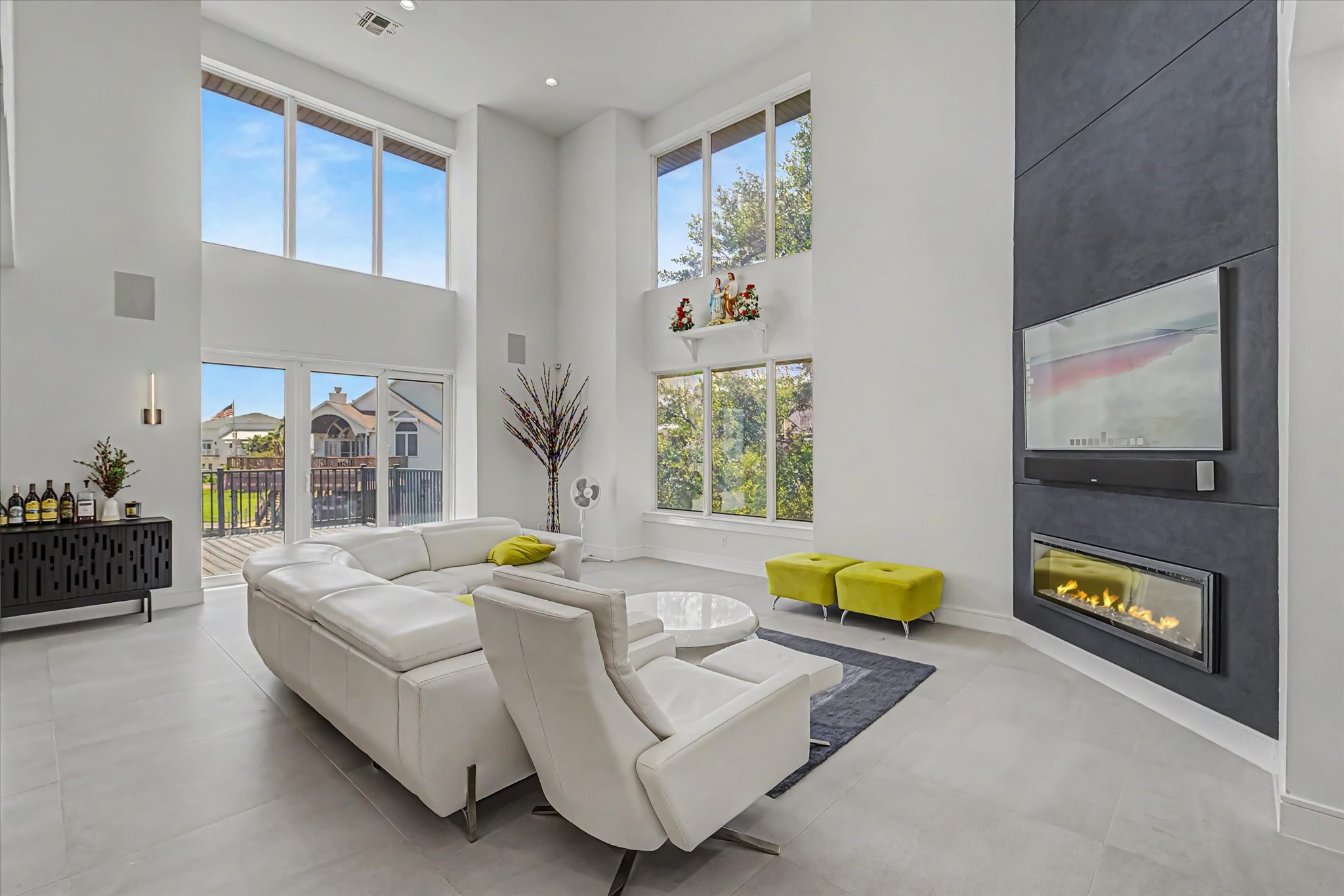 Beautiful living room in the main house