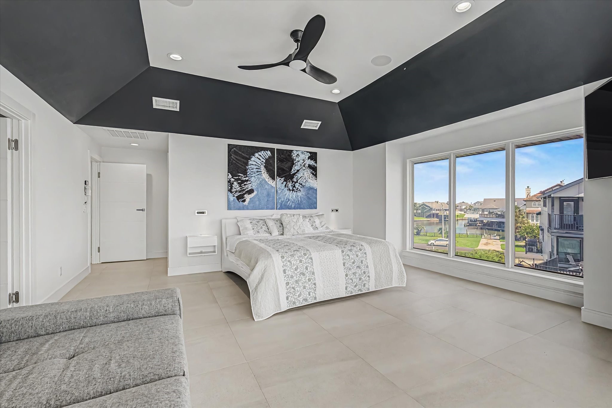 Master bedroom in the main house