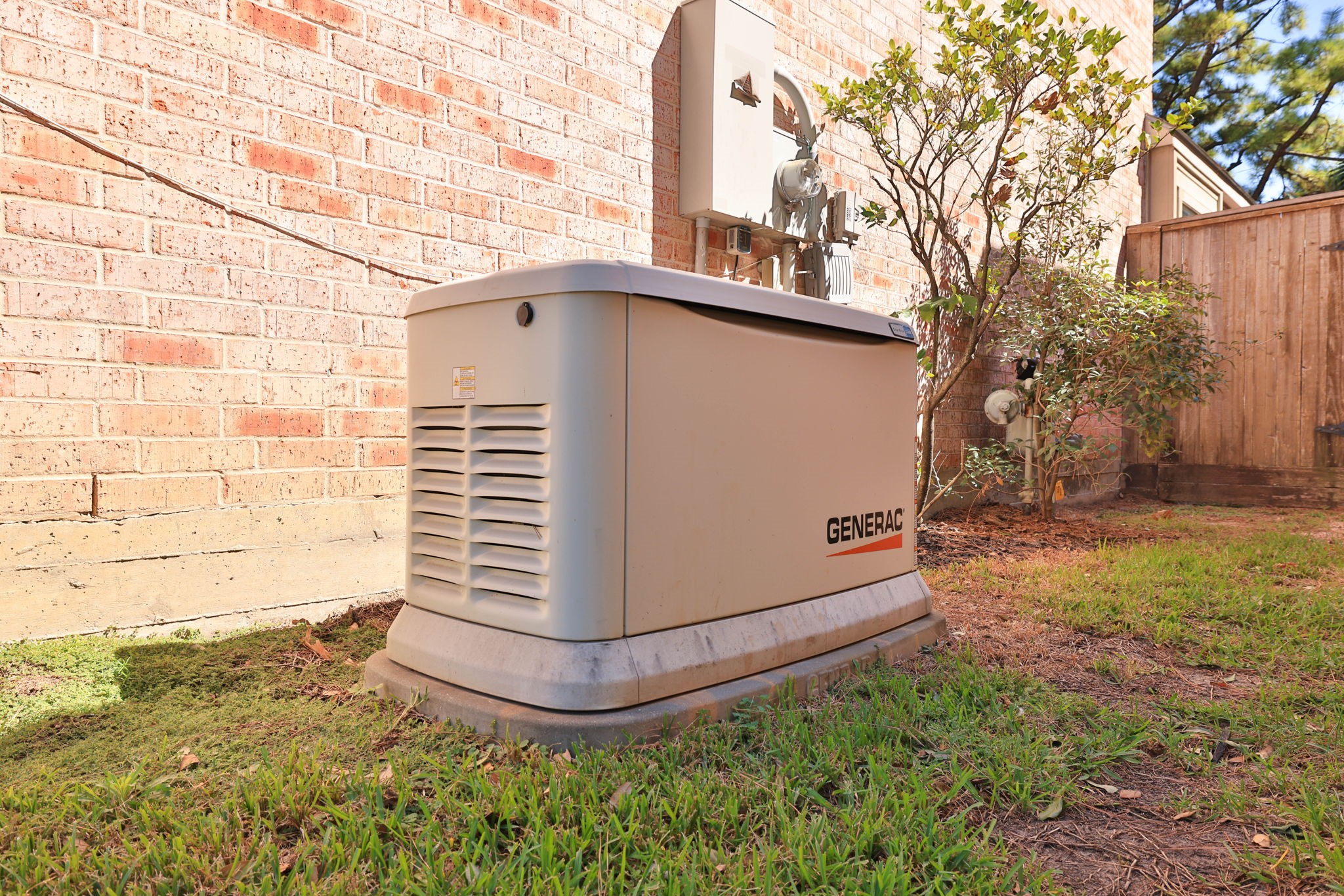 This Generac is a gem.  Should the electric go out, this will power the entire house and pool.