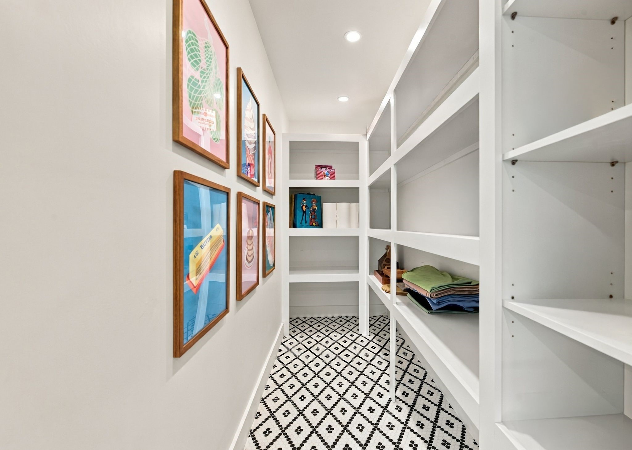 The pantry that offers lots of storage